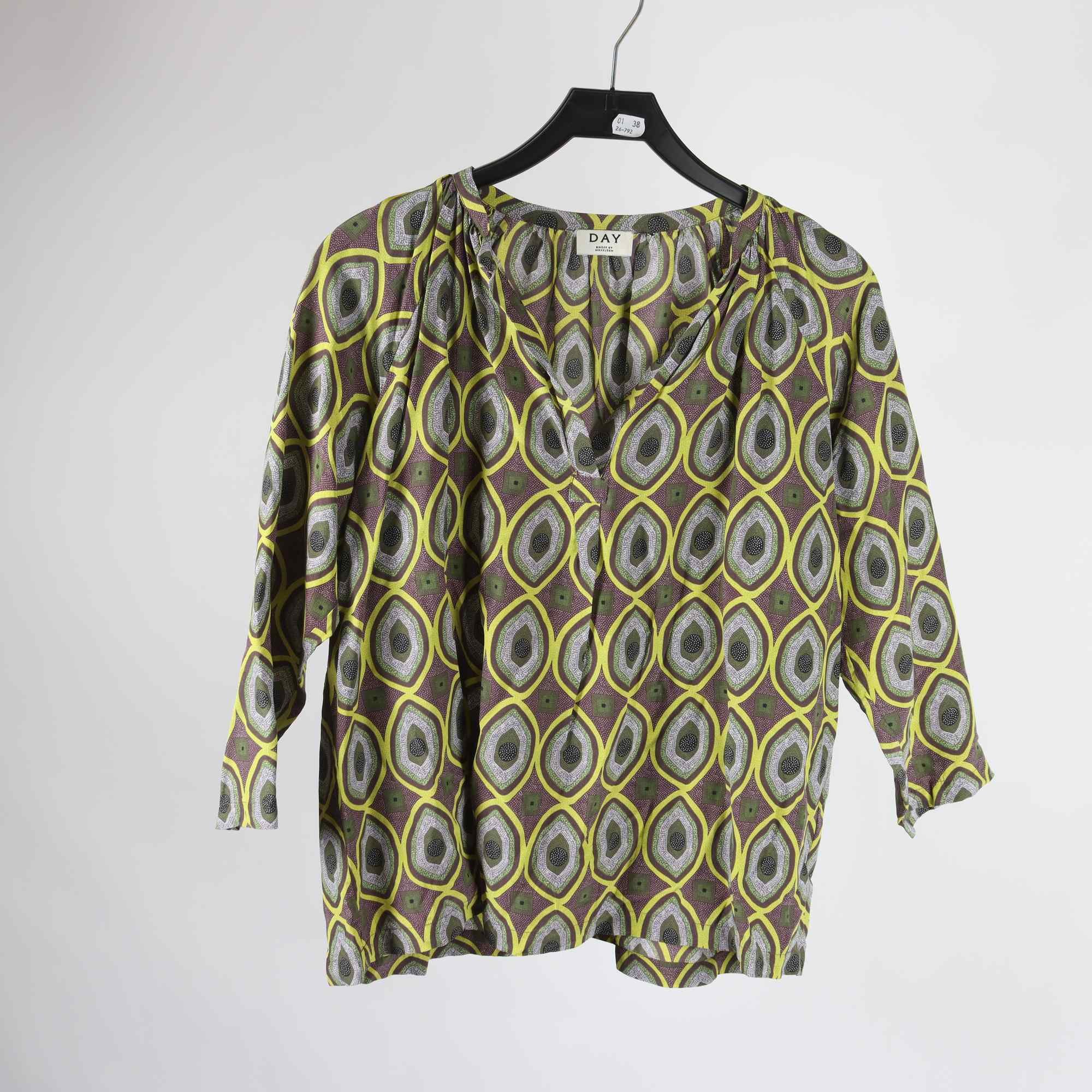 Blus, DAY Birger et Mikkelsen, sidenblandning, stl. 38