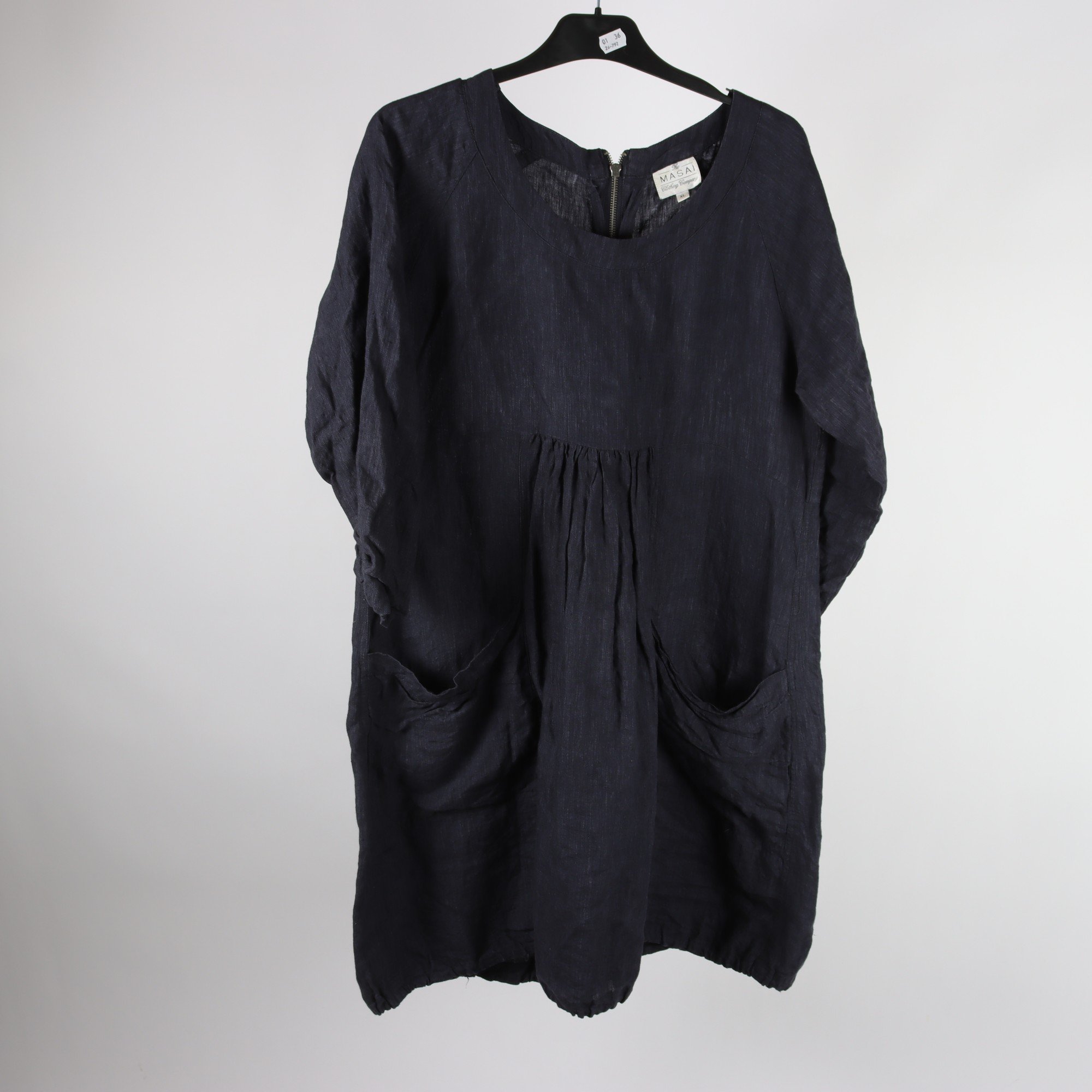 Klänning, Masai, 100% lin, stl. XL