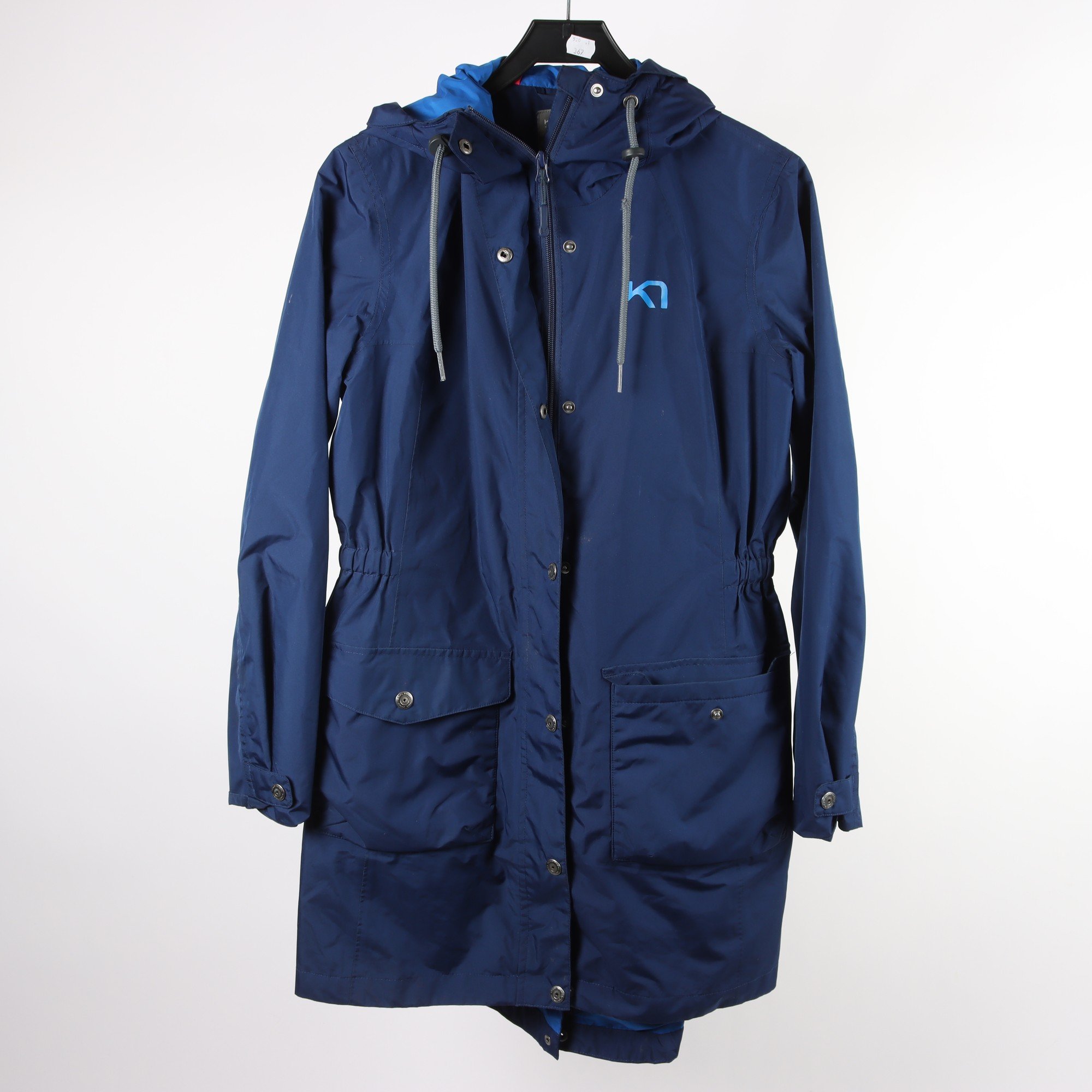 Vindjacka, Kari Traa, blå, stl. M.