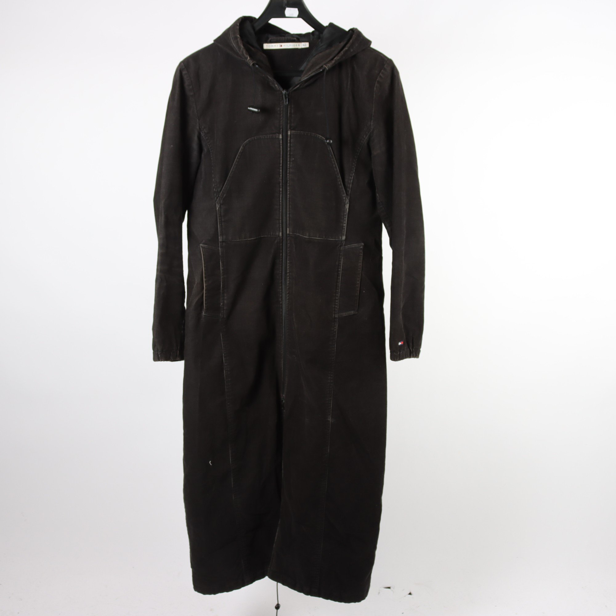 Kappa, Tommy Hilfiger, svart, beige, sliten look, stl. S.