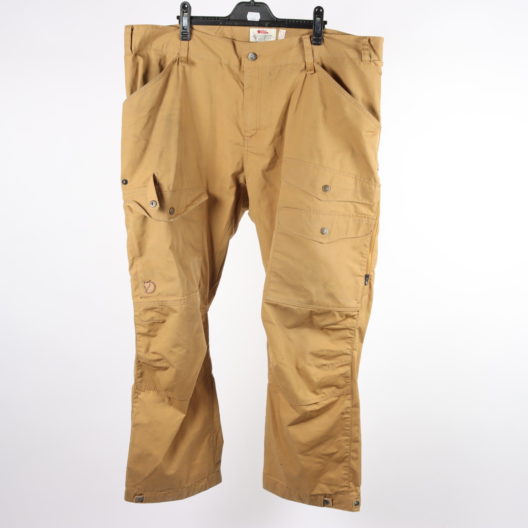 Friluftsbyxor, Fjällräven, brun, slt. 58.