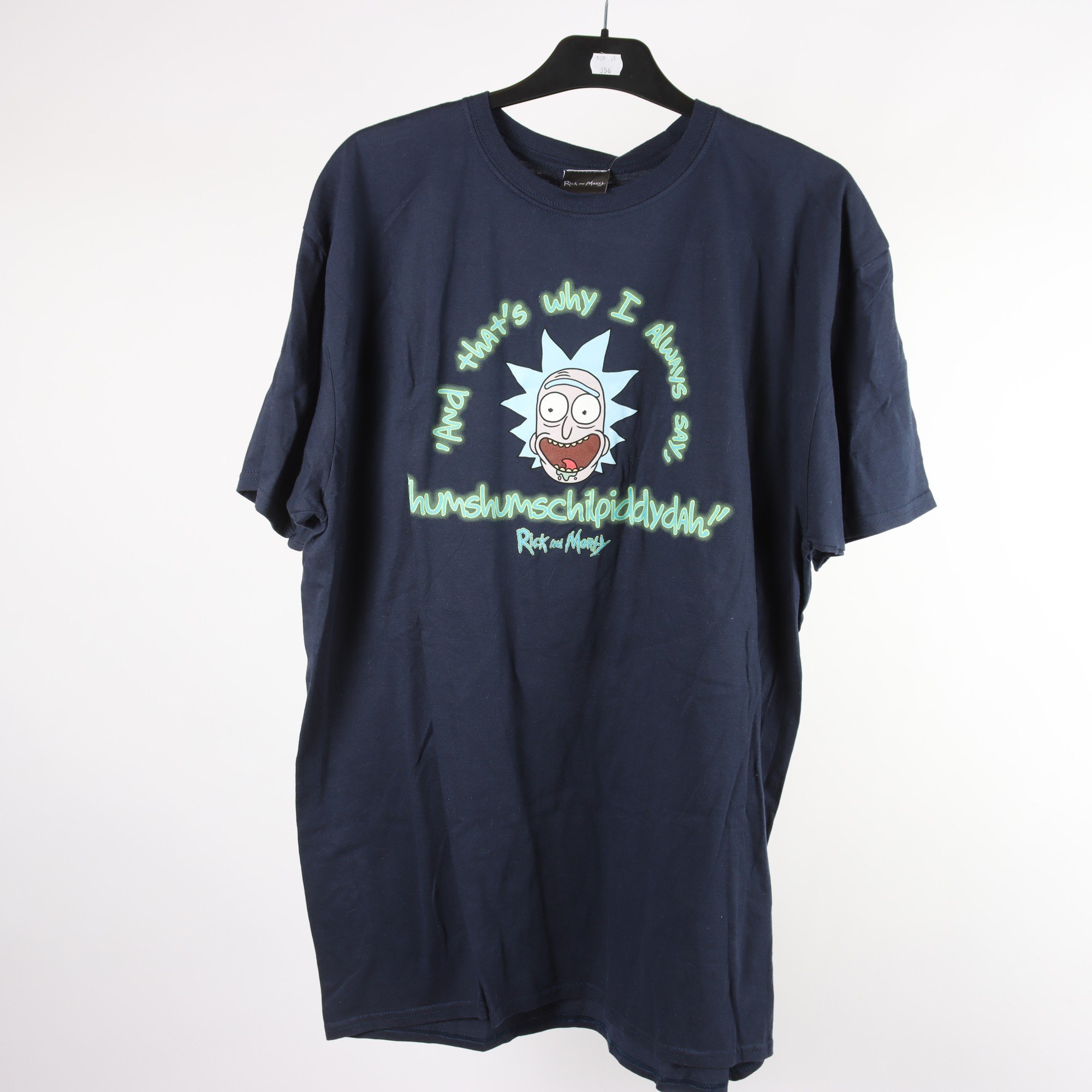 T-shirt, Rick and Morty, blå, stl. 2XL.