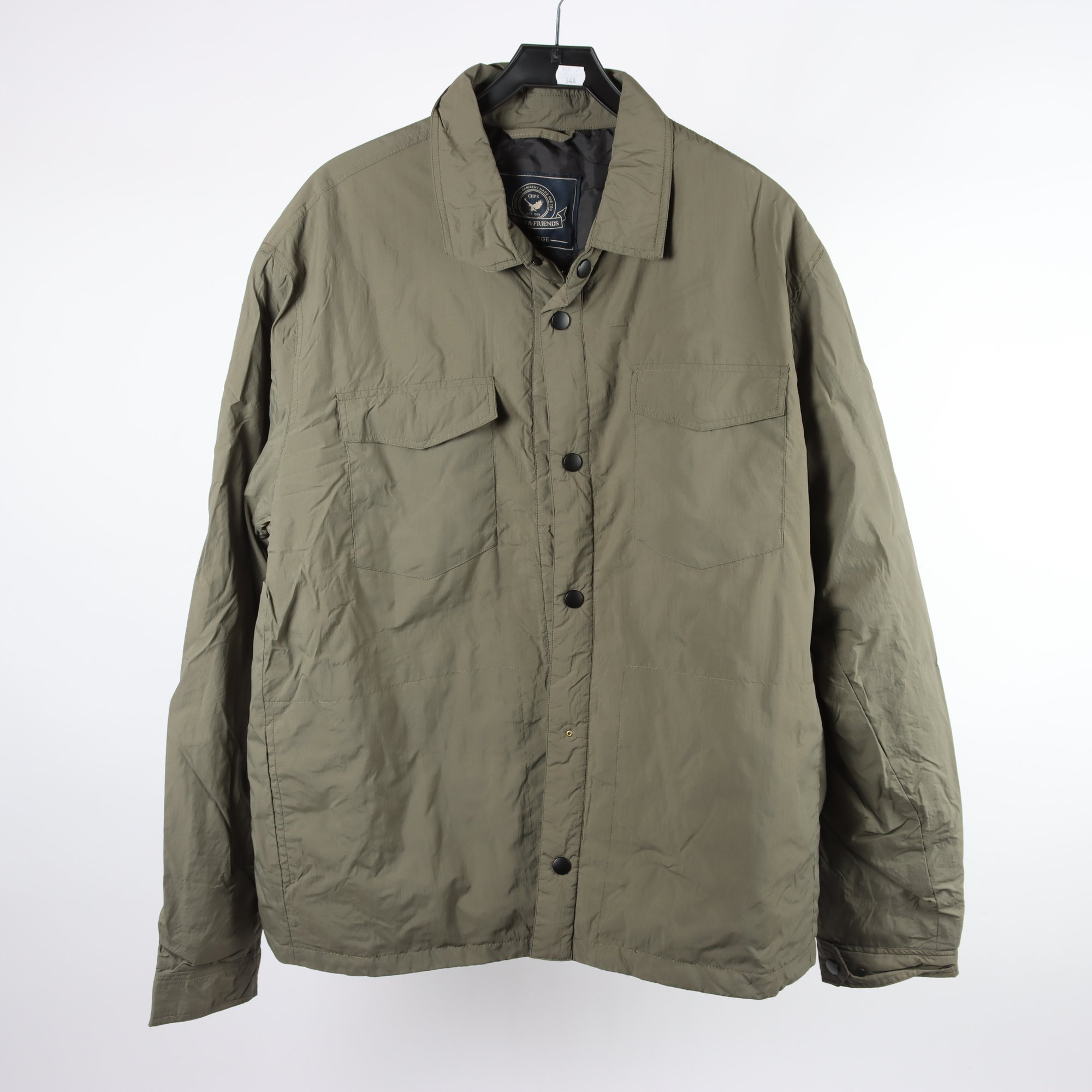 Skjortjacka, Chaps & Friends, grön, stl. XXL.