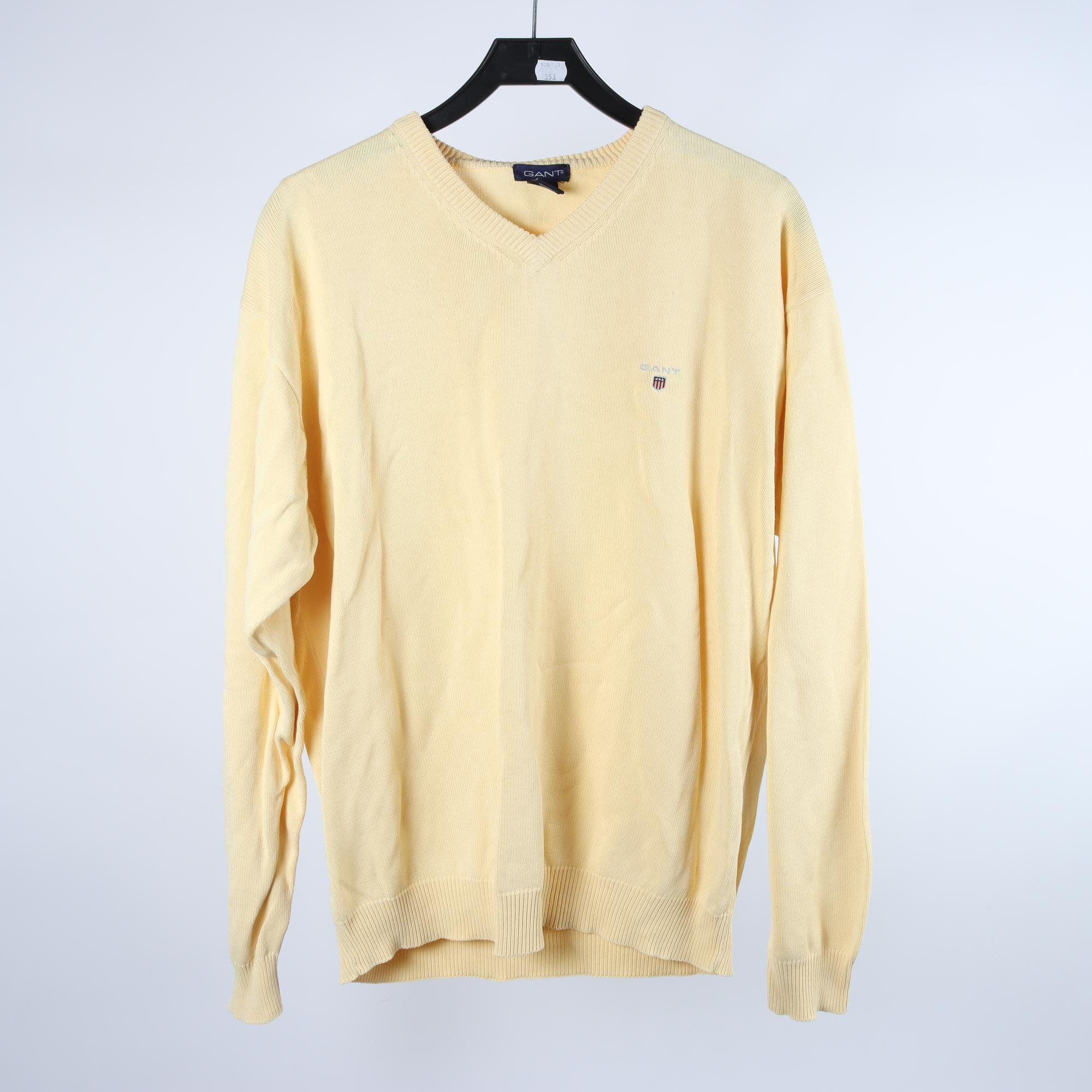 Tröja, Gant, gul, stl. L.