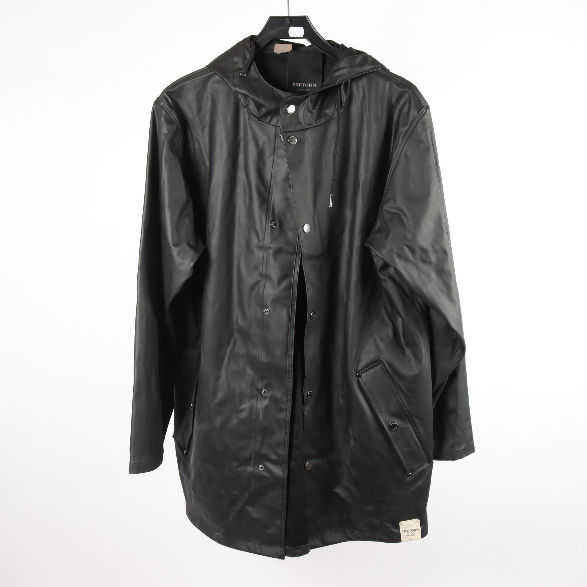 Regnkappa, Tretorn, svart, stl. M.