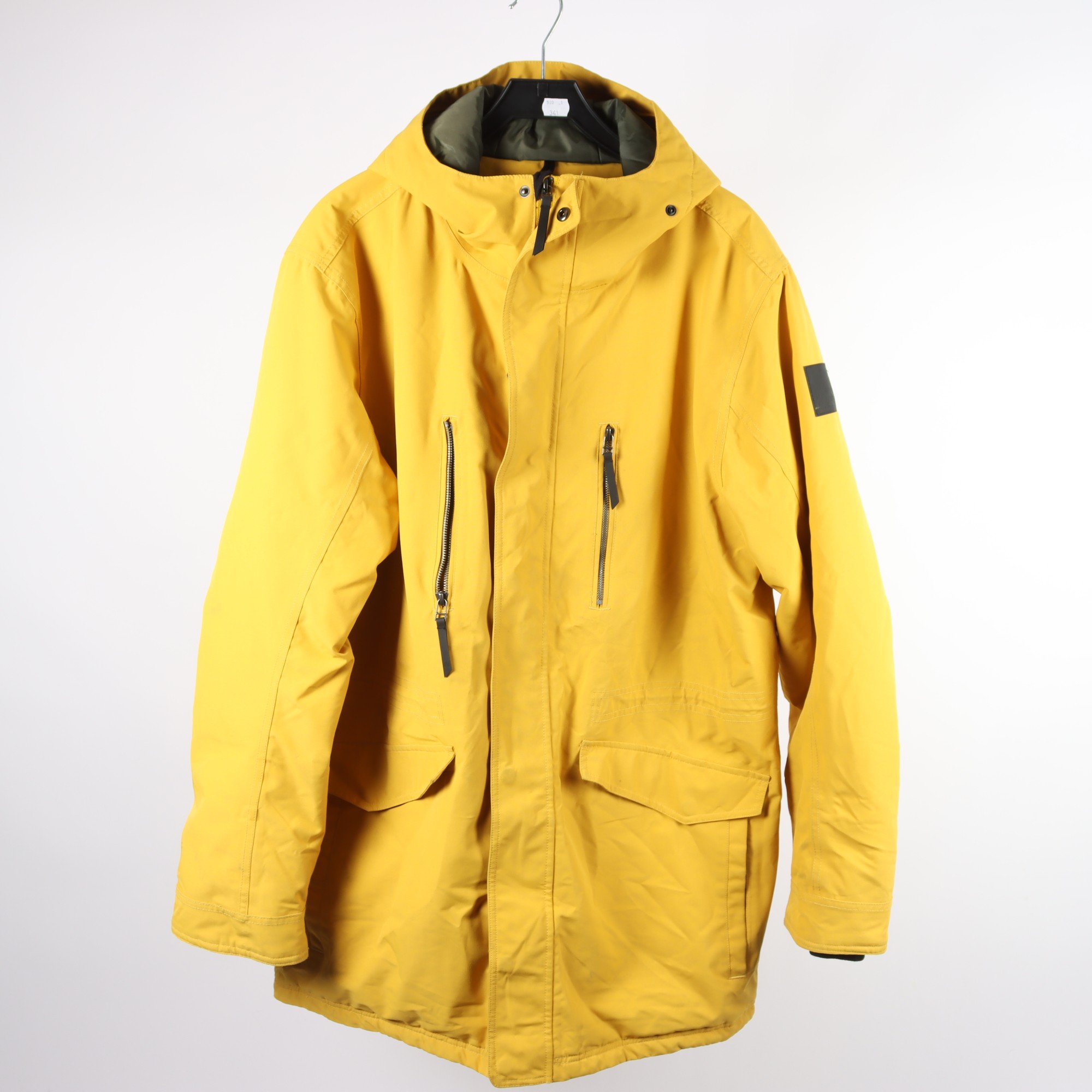 Vinterjacka, North Bend, gul, stl. XL.
