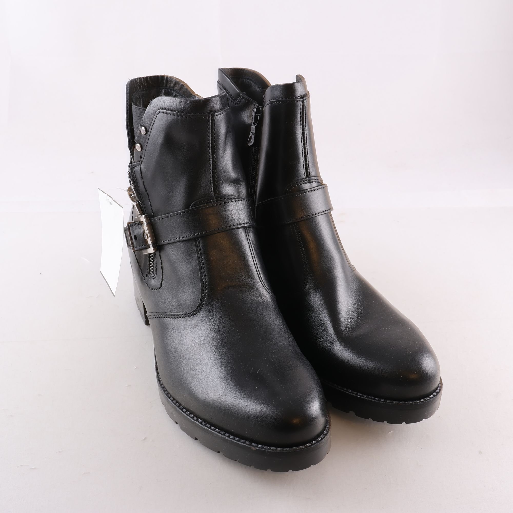 Ankelboots, Nero Giardini, svart, fodrade, stl. 41