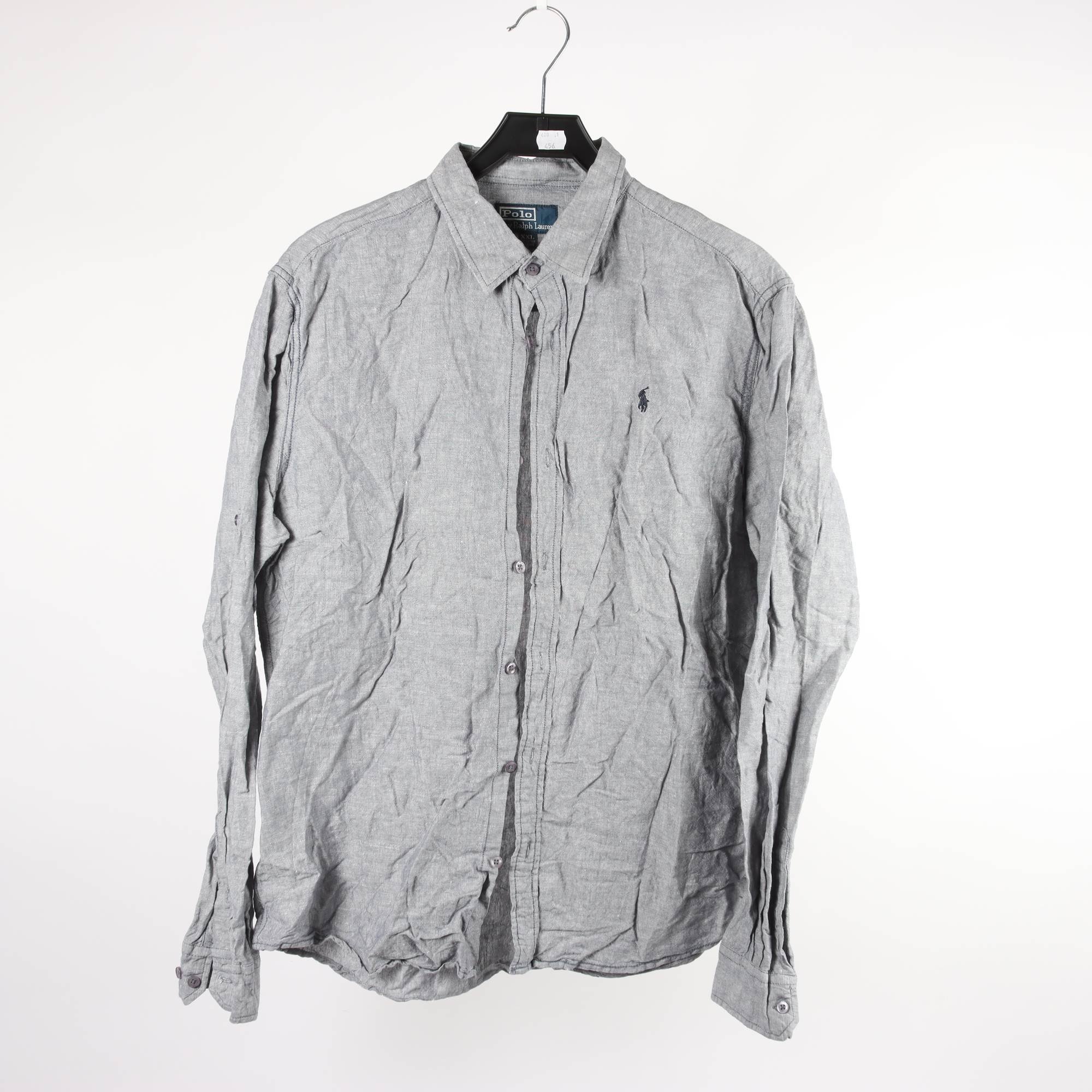 Skjorta, Polo Ralph Lauren, blå, lin, stl. XXL.