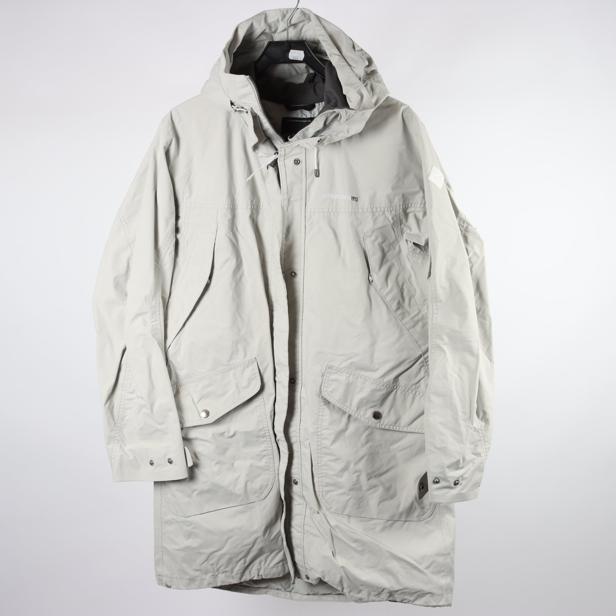 Vindjacka, Didriksons, grå, stl. 44.