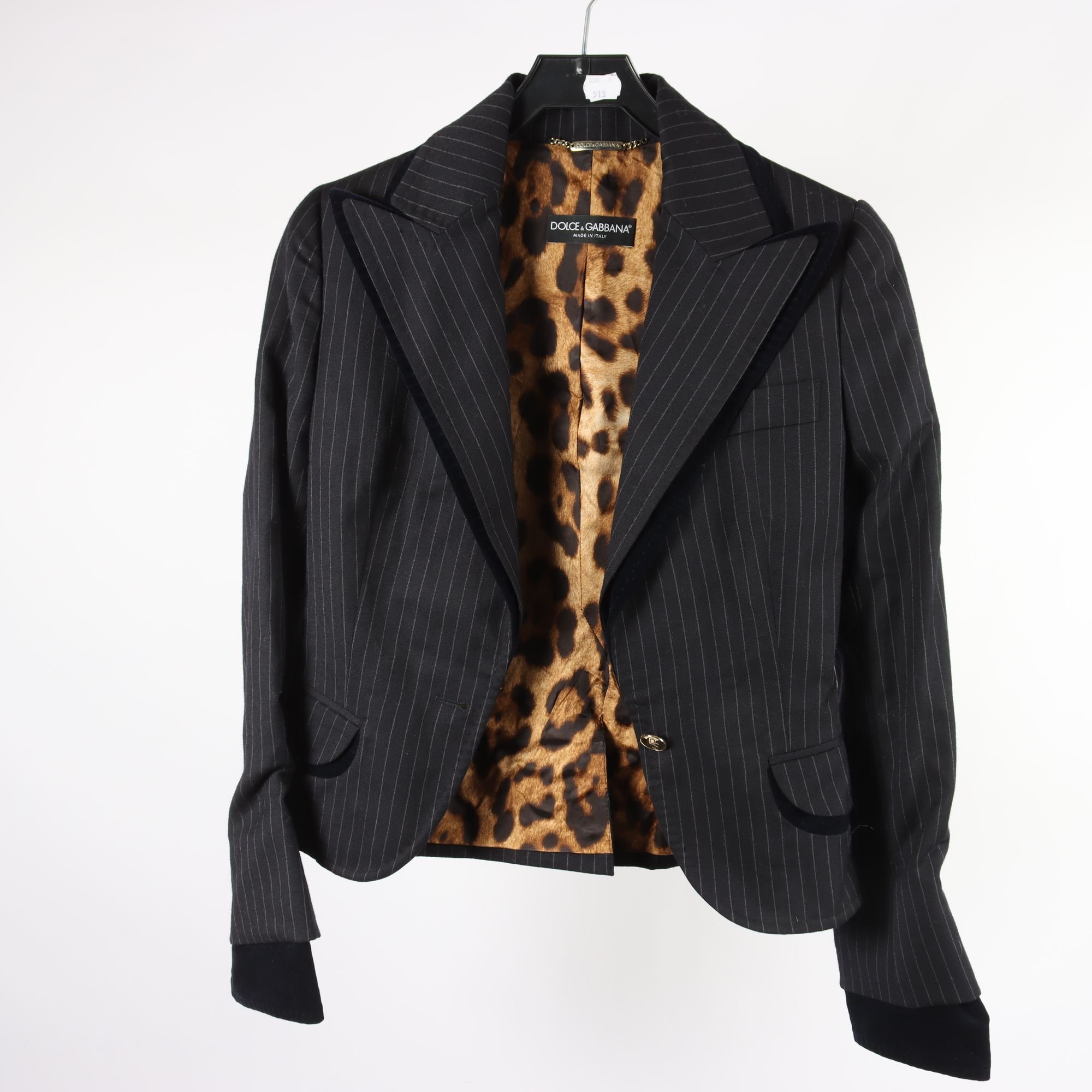 Kavaj, Dolce & Gabbana, svart, stl. 40.