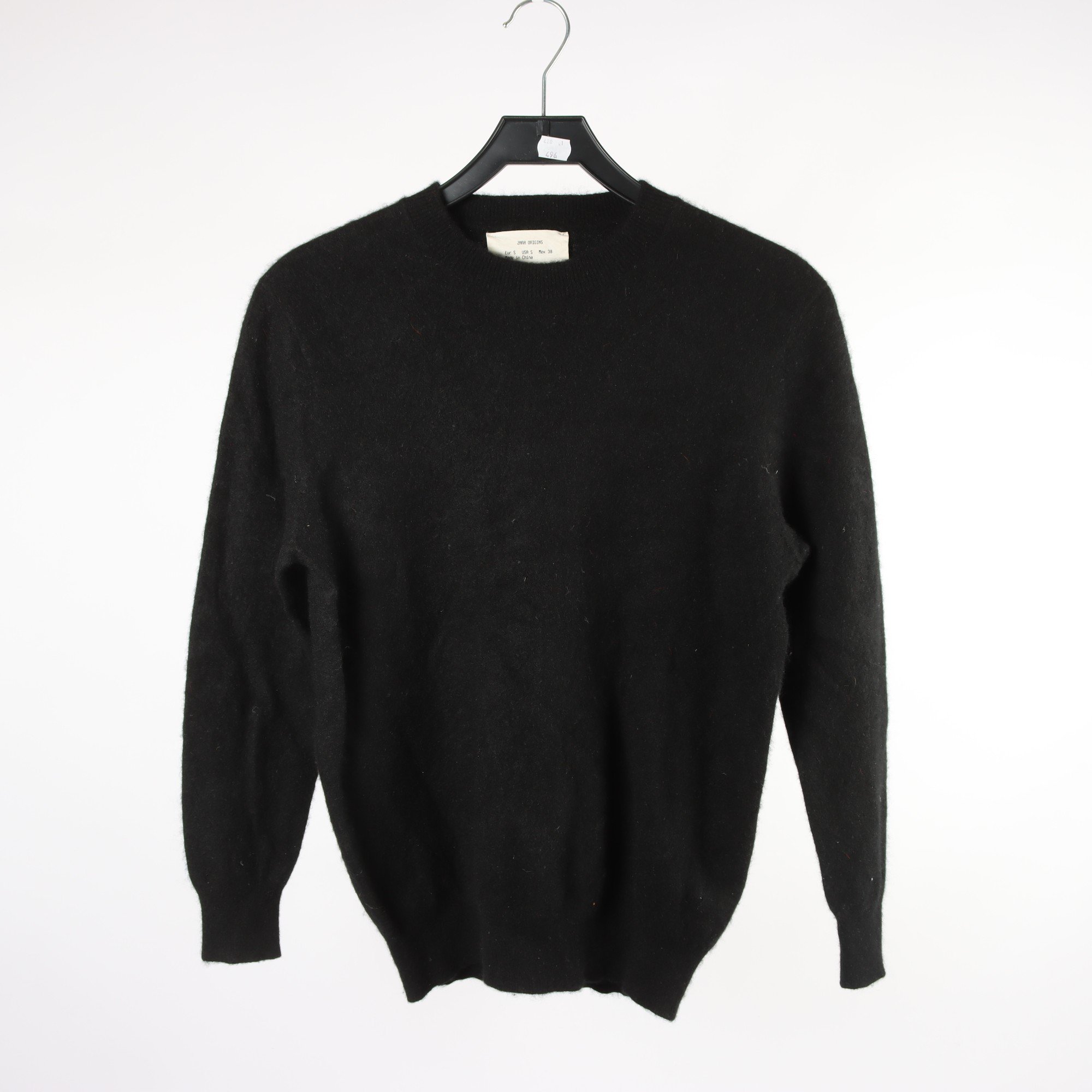 Tröja, Zara, svart, 100% cashmere, stl. 38.