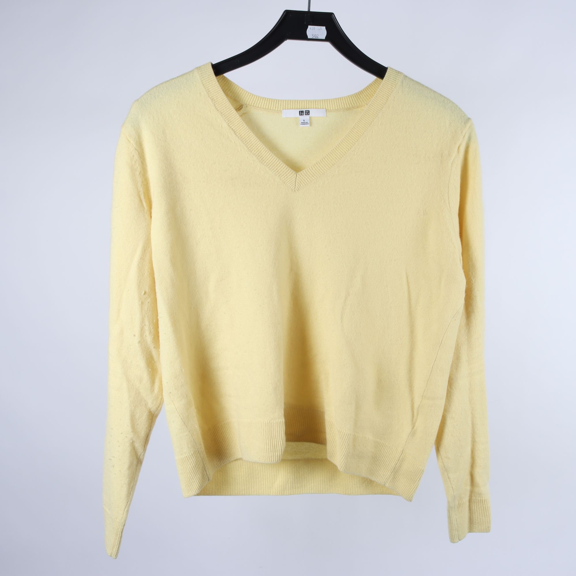 Tröja, Uniqlo, gul, stl. L.