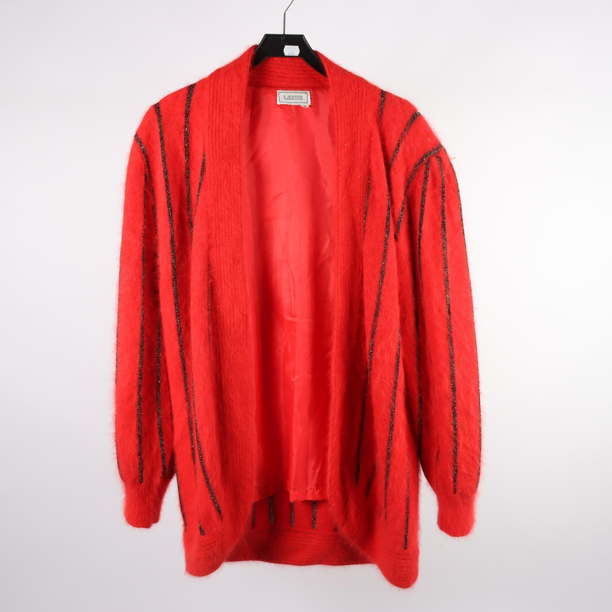 Fodrad kofta, Lexus, röd, stl. ca. L/XL.