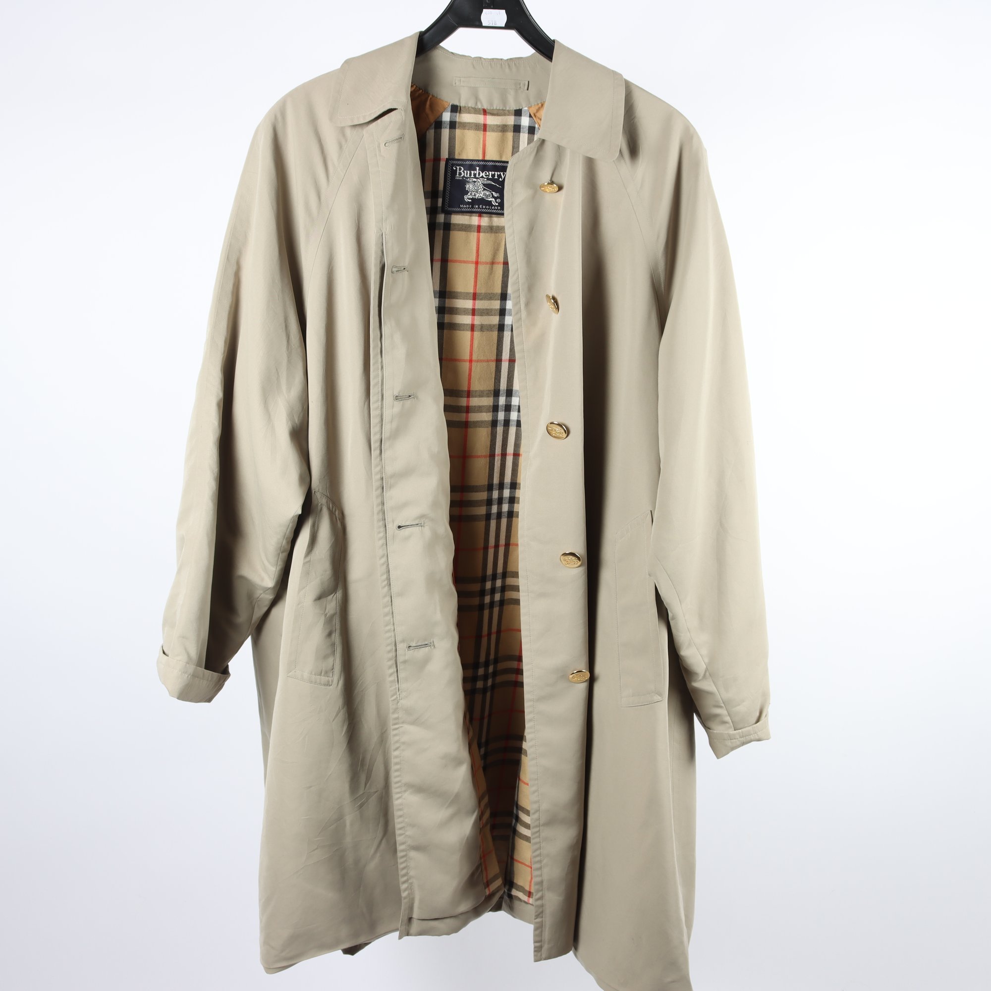 Trenchcoat, Burberrys, beige, stl. ca. L/XL.