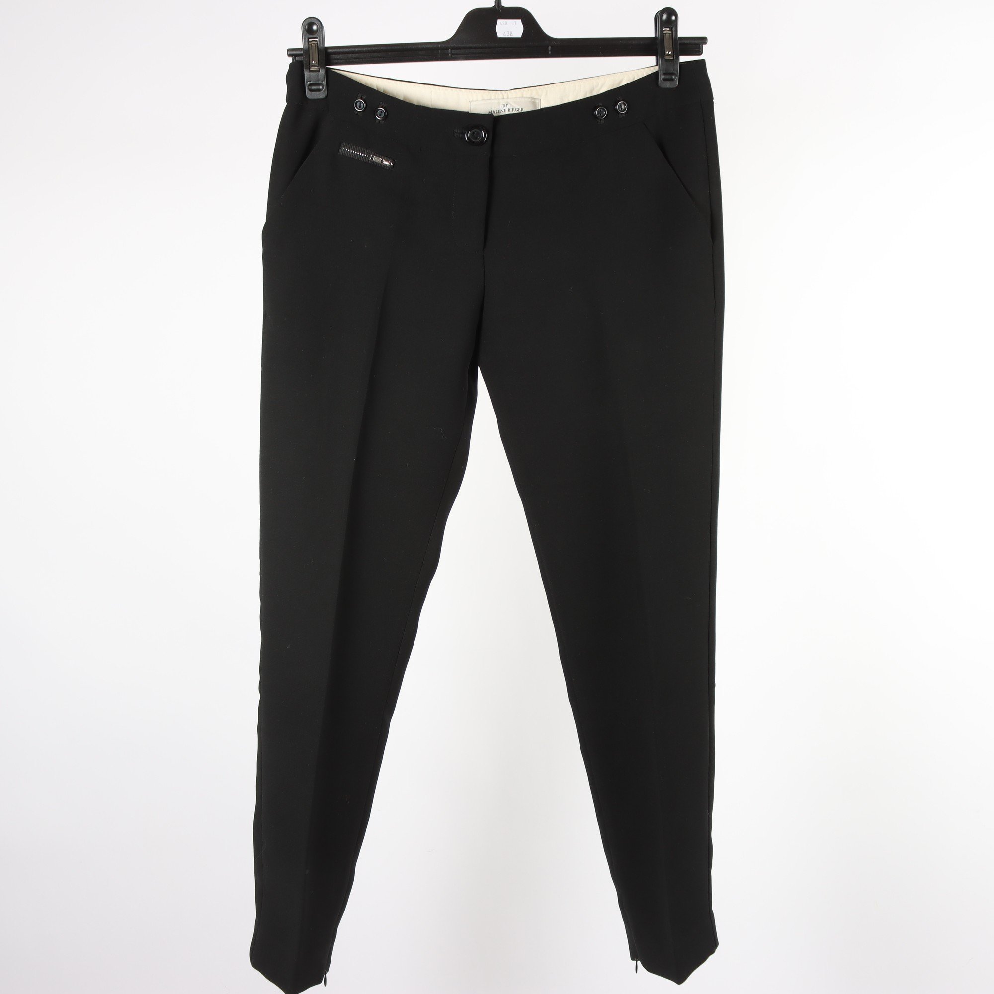 Byxor, By Malene Birger, svart, stl. 36.