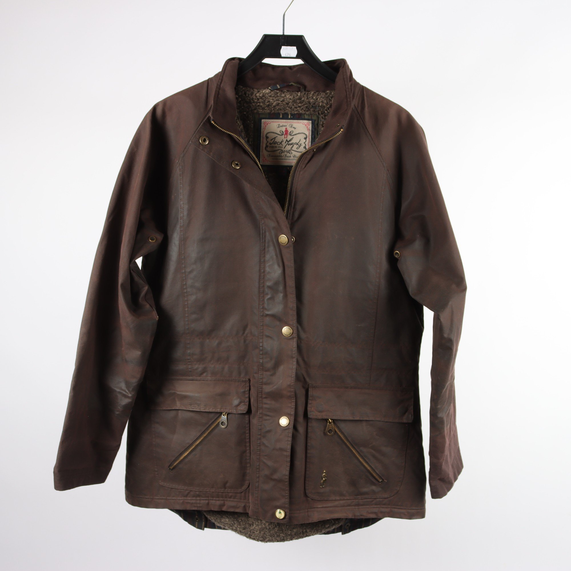 Vaxad jacka, Jack Jurphy, brun, stl. 42.
