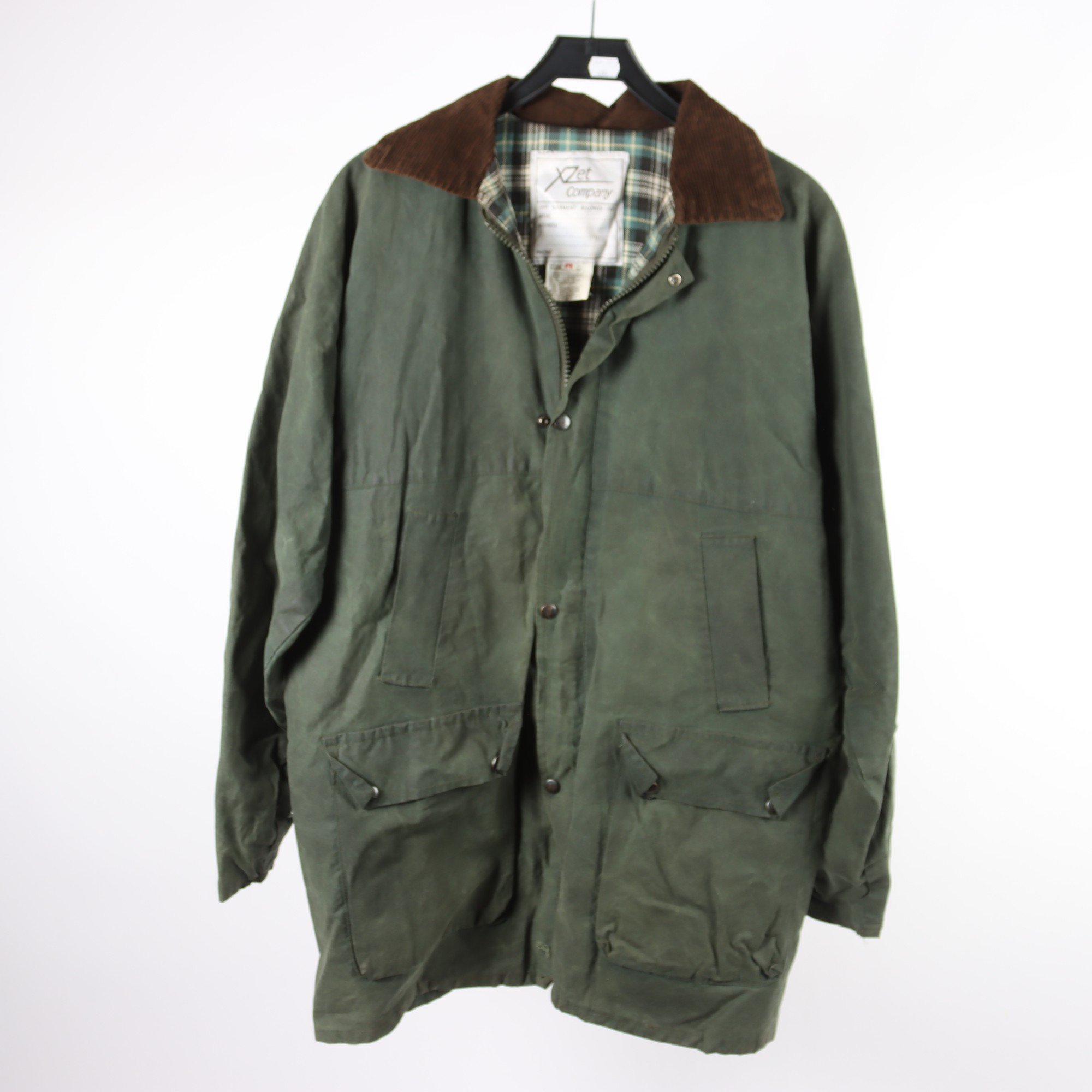 Vaxad jacka, XZet Company, grön, stl. M.