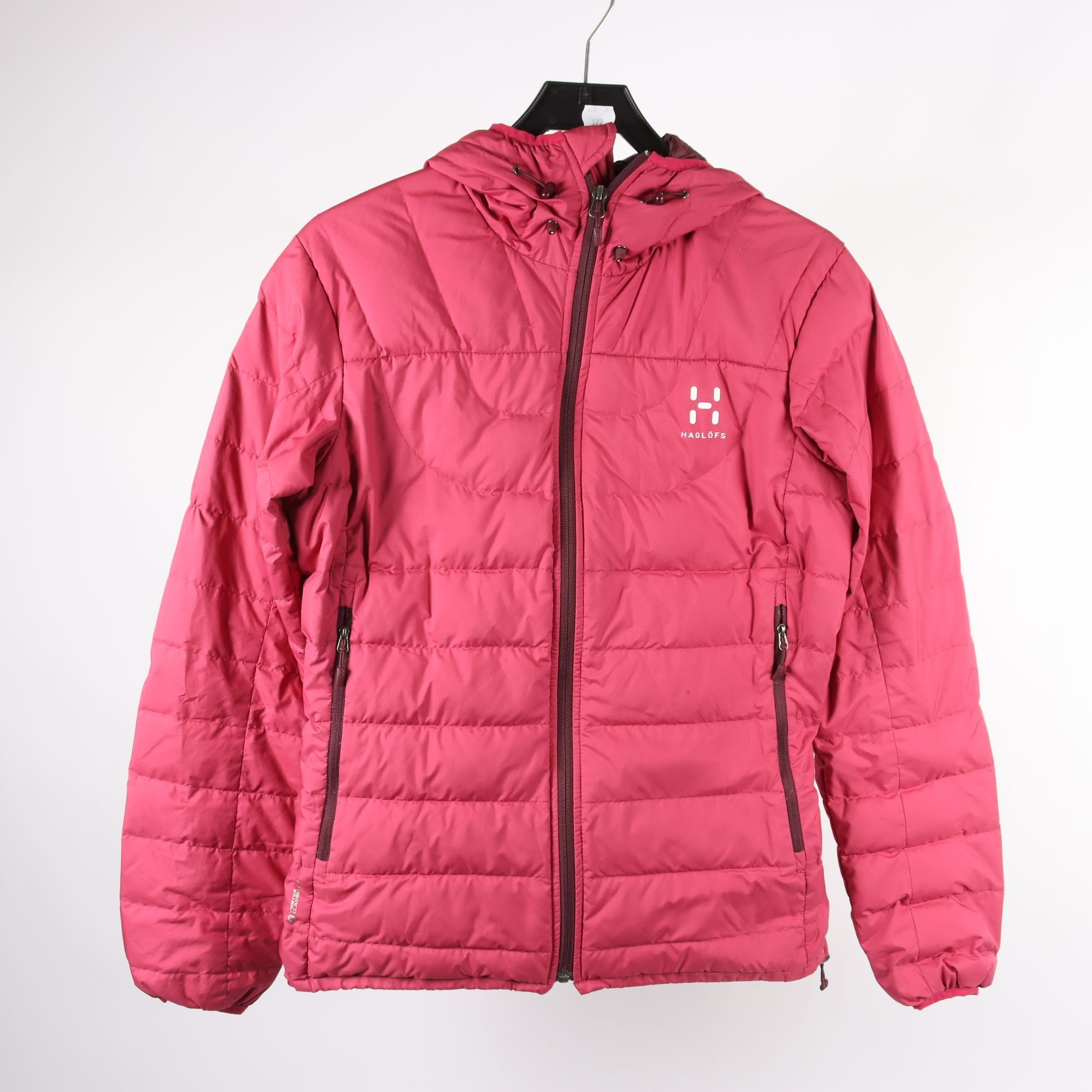 Täckjacka, Haglöfs, vinröd, stl. M.