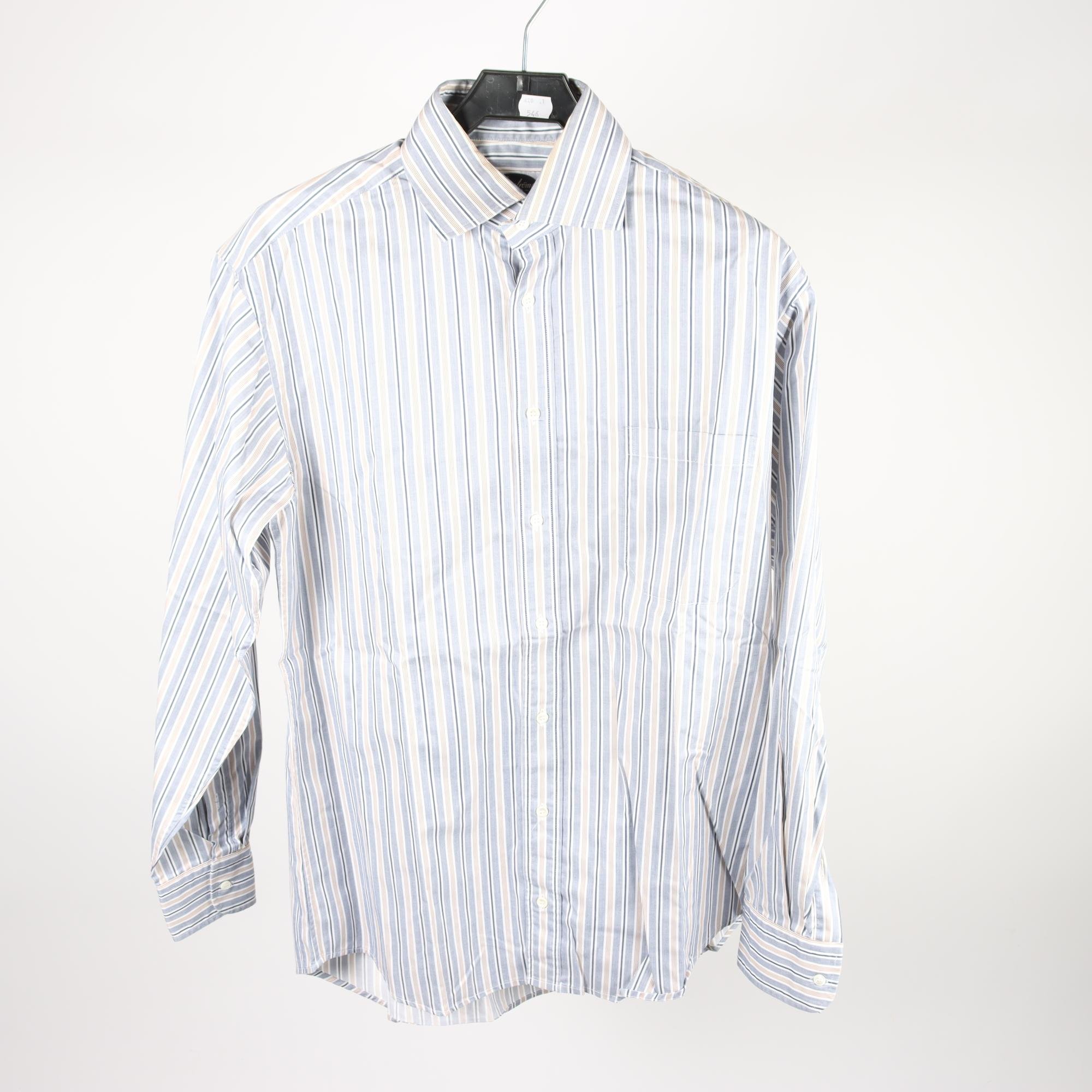 Skjorta, Stenströms, randig, blå, stl. 39.