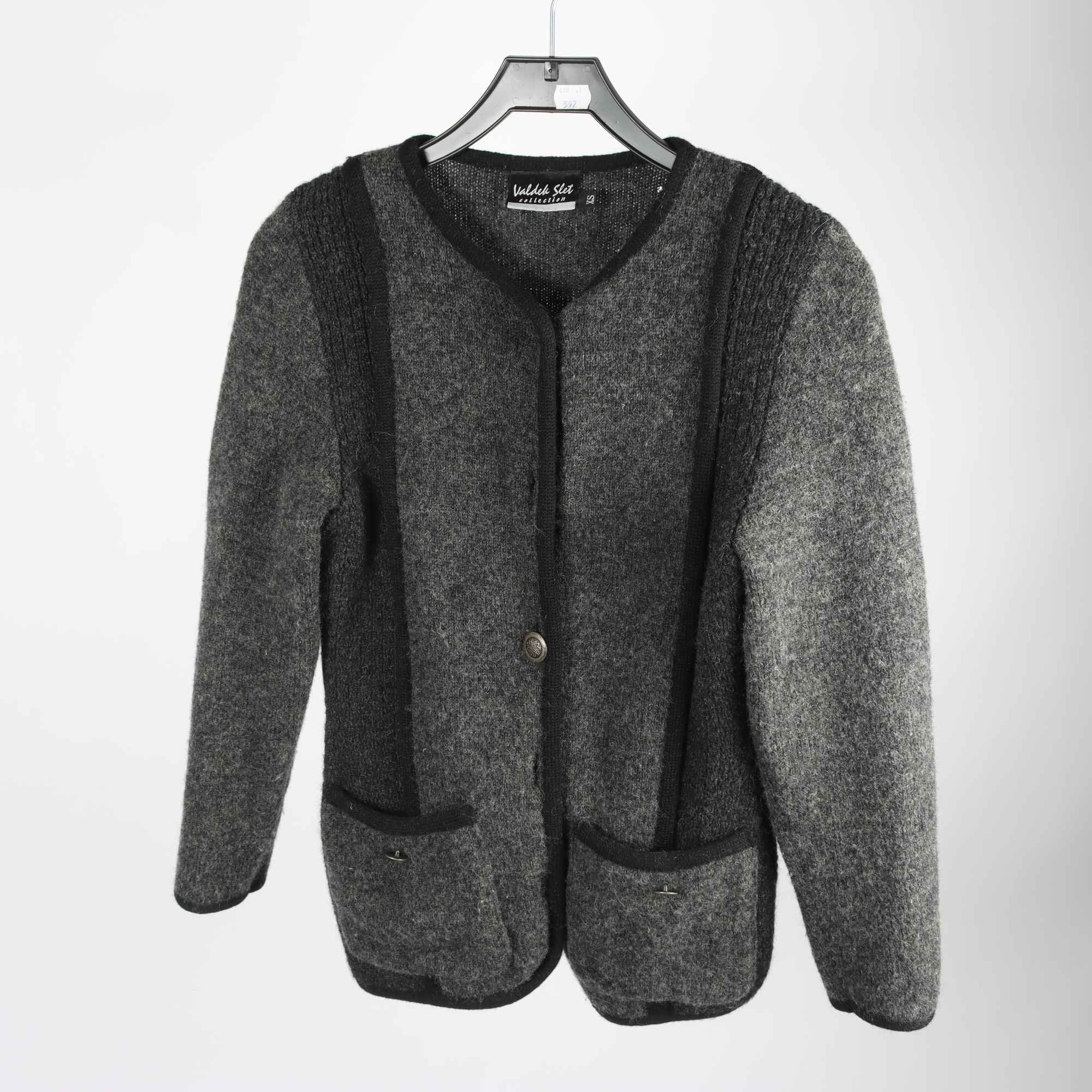 Kofta, Valdek Slet, grå, ull, stl. XS.