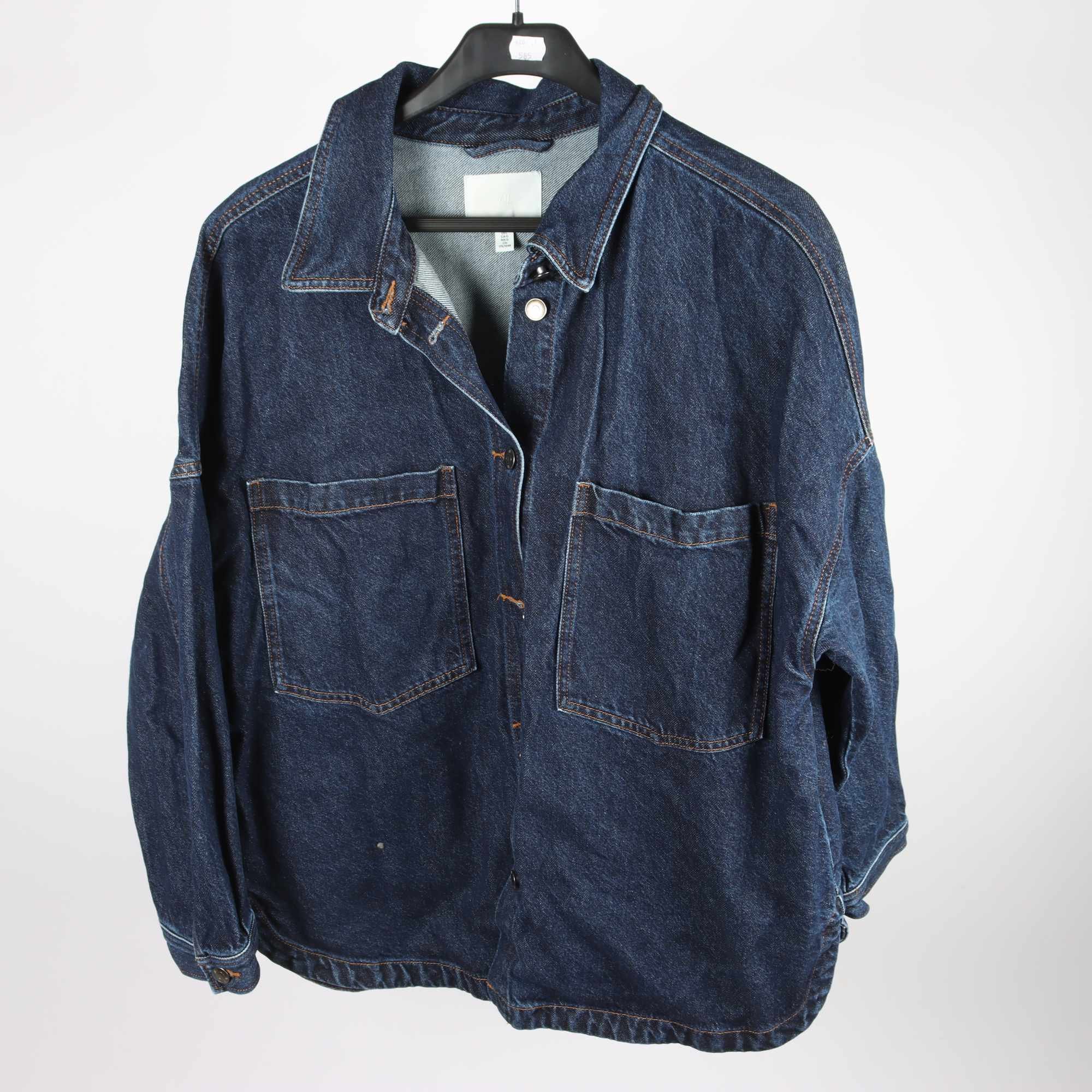 Jeansskjorta, H&M, blå, stl. L.