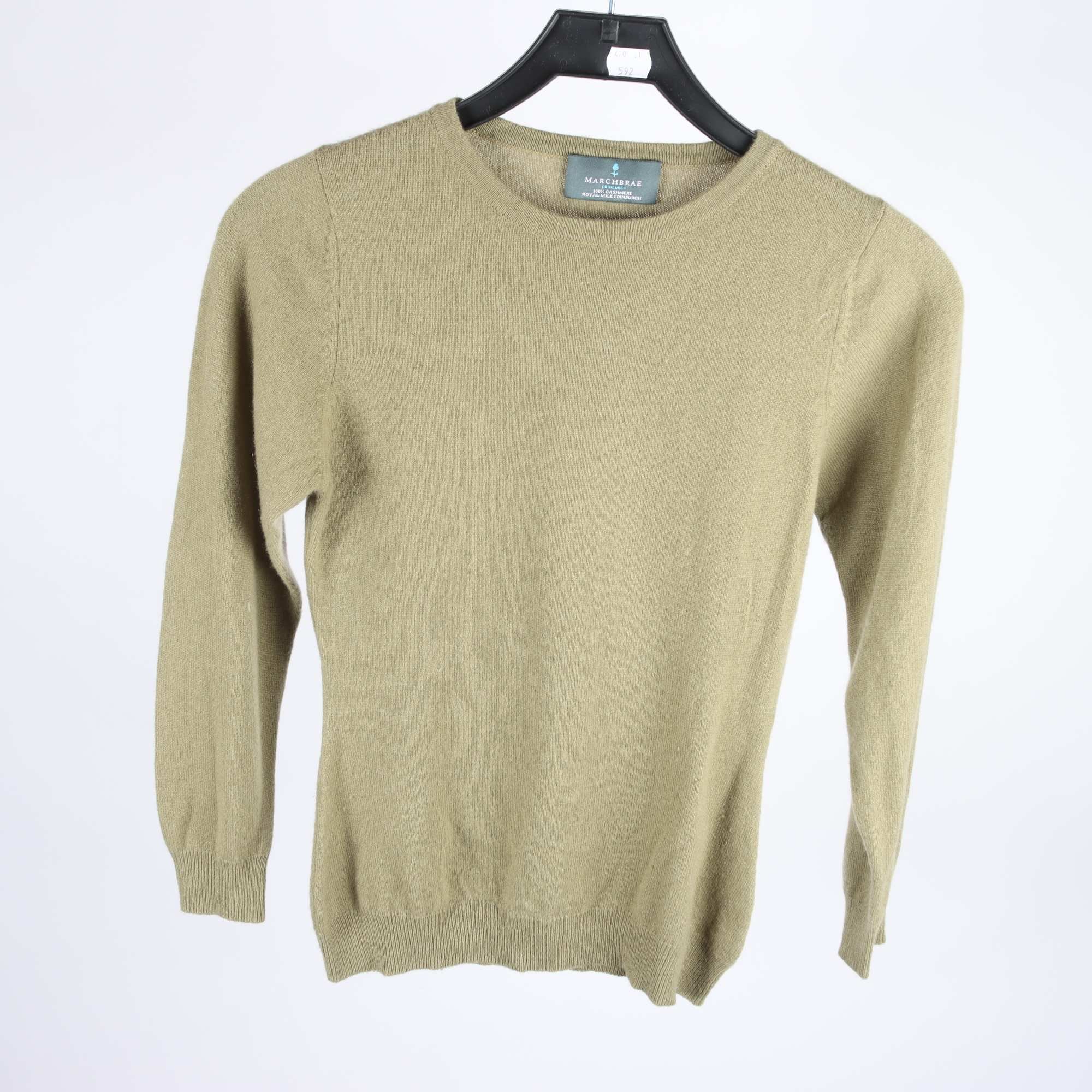 Tröja, Marchbrae, grön, 100% cashmere, stl. 36.