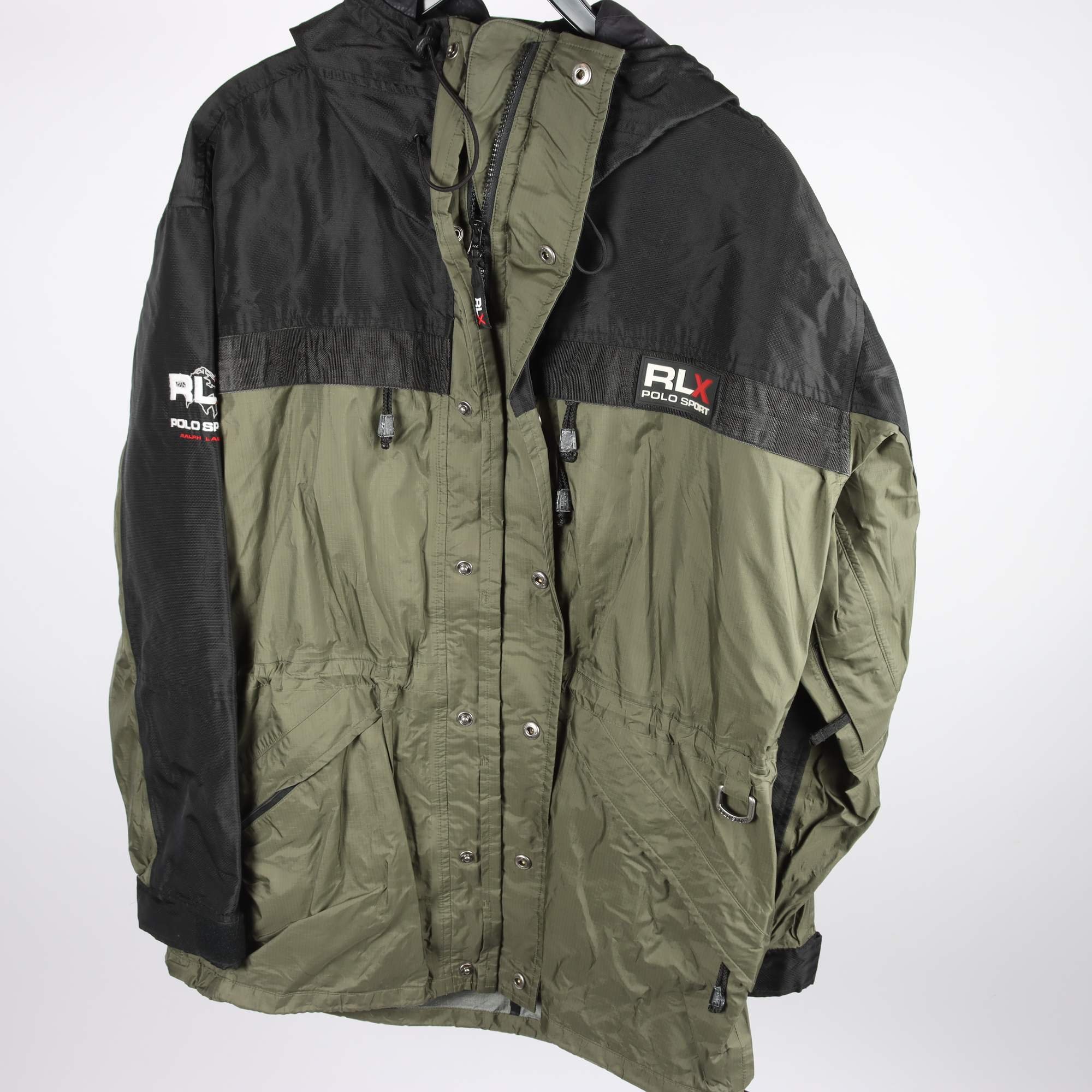 Vindjacka, Polo Sport, grön, svart, stl. M.