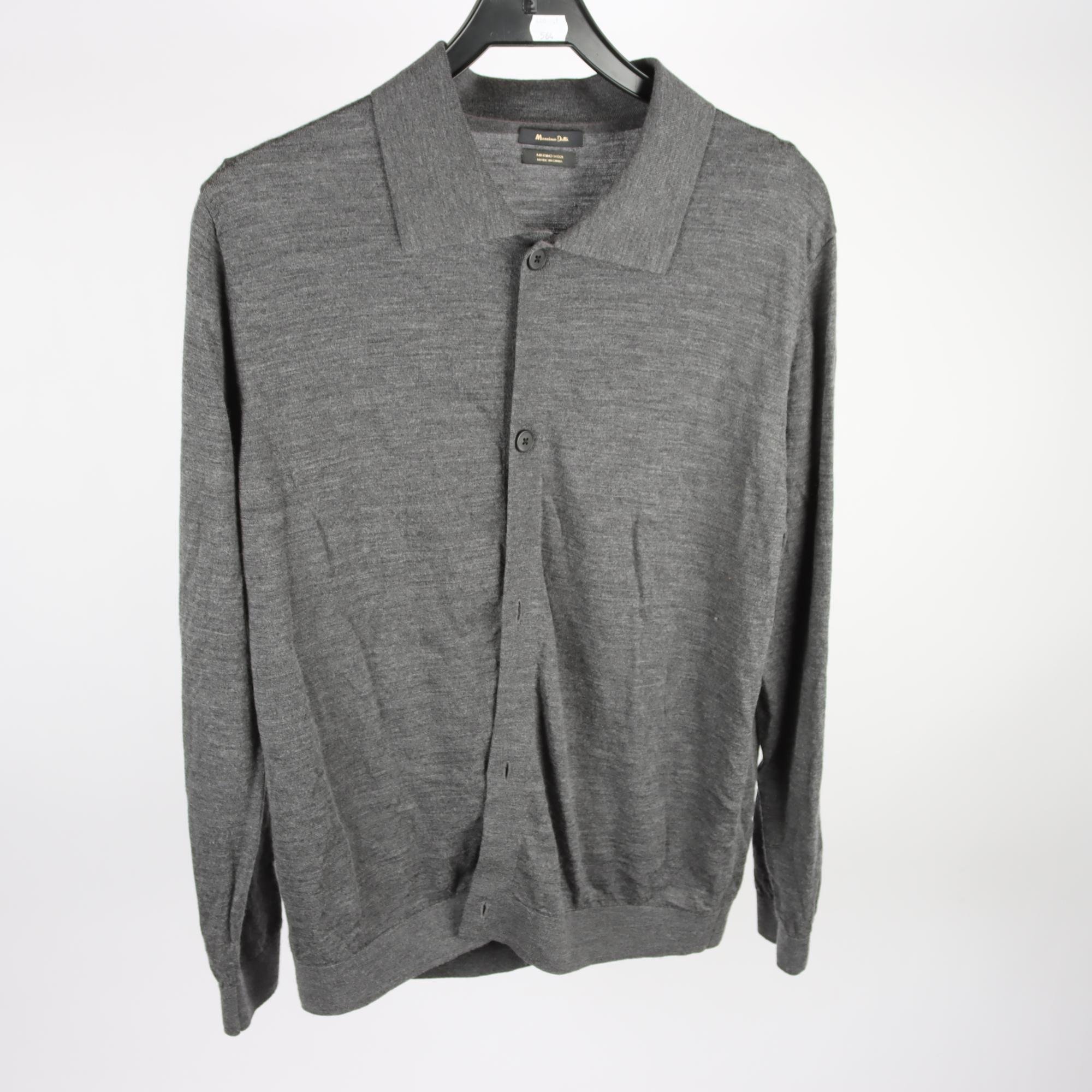 Kofta, Massimo Dutti, grå, ull, stl. L.