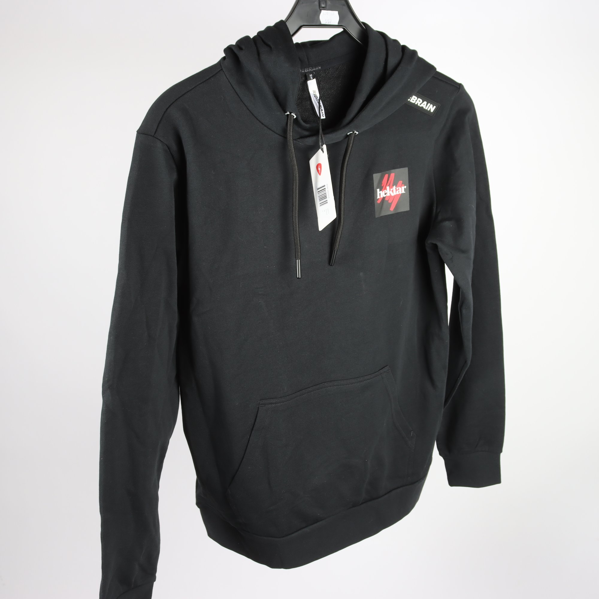 Hoodie, Ridebrain, svart, stl. M.