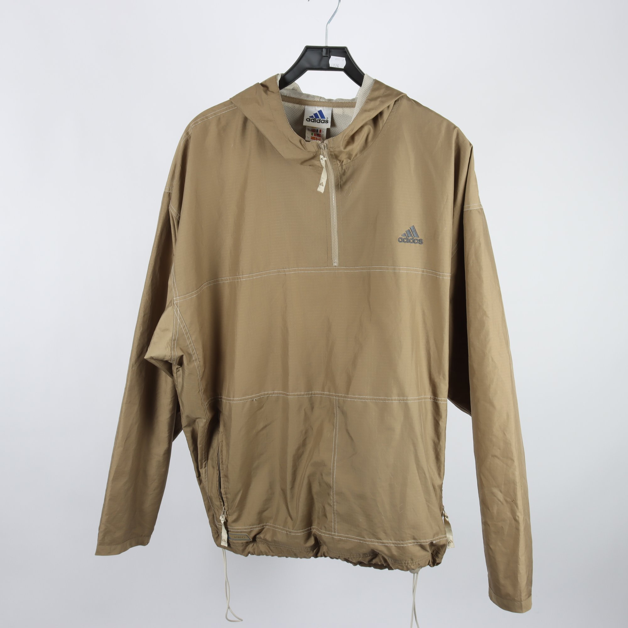 Sportjacka, Adidas, khakibrun, stl. US XL