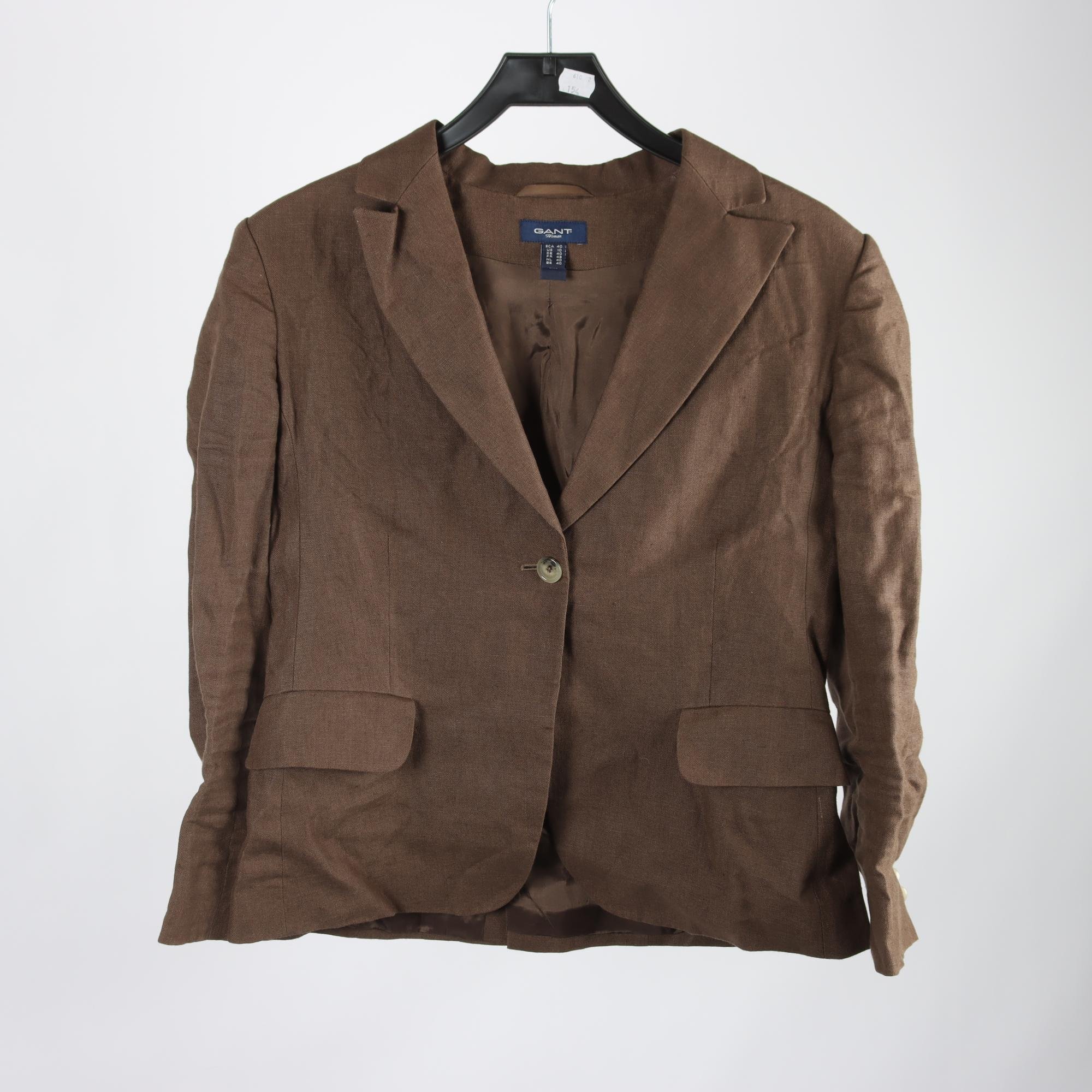 Kavaj, Gant, brun, stl. 40