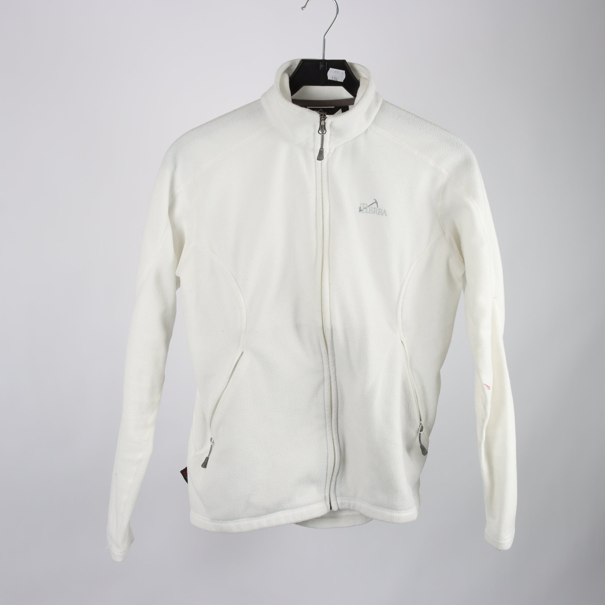 Fleecejacka, Tierra, vit, stl. L