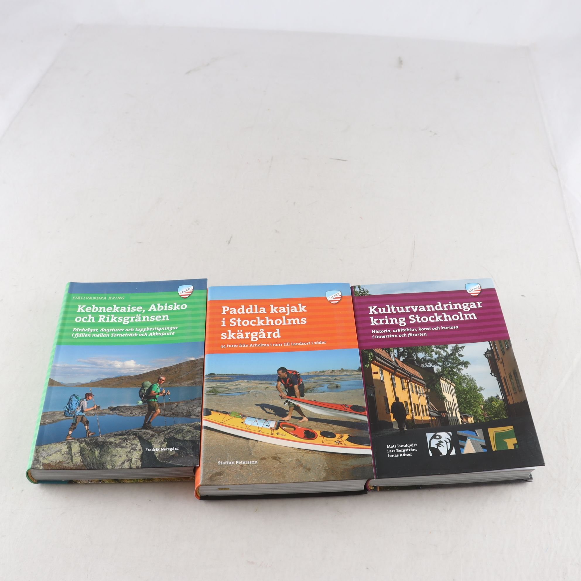 Friluftsböcker från Calazo, paket med 3 volymer