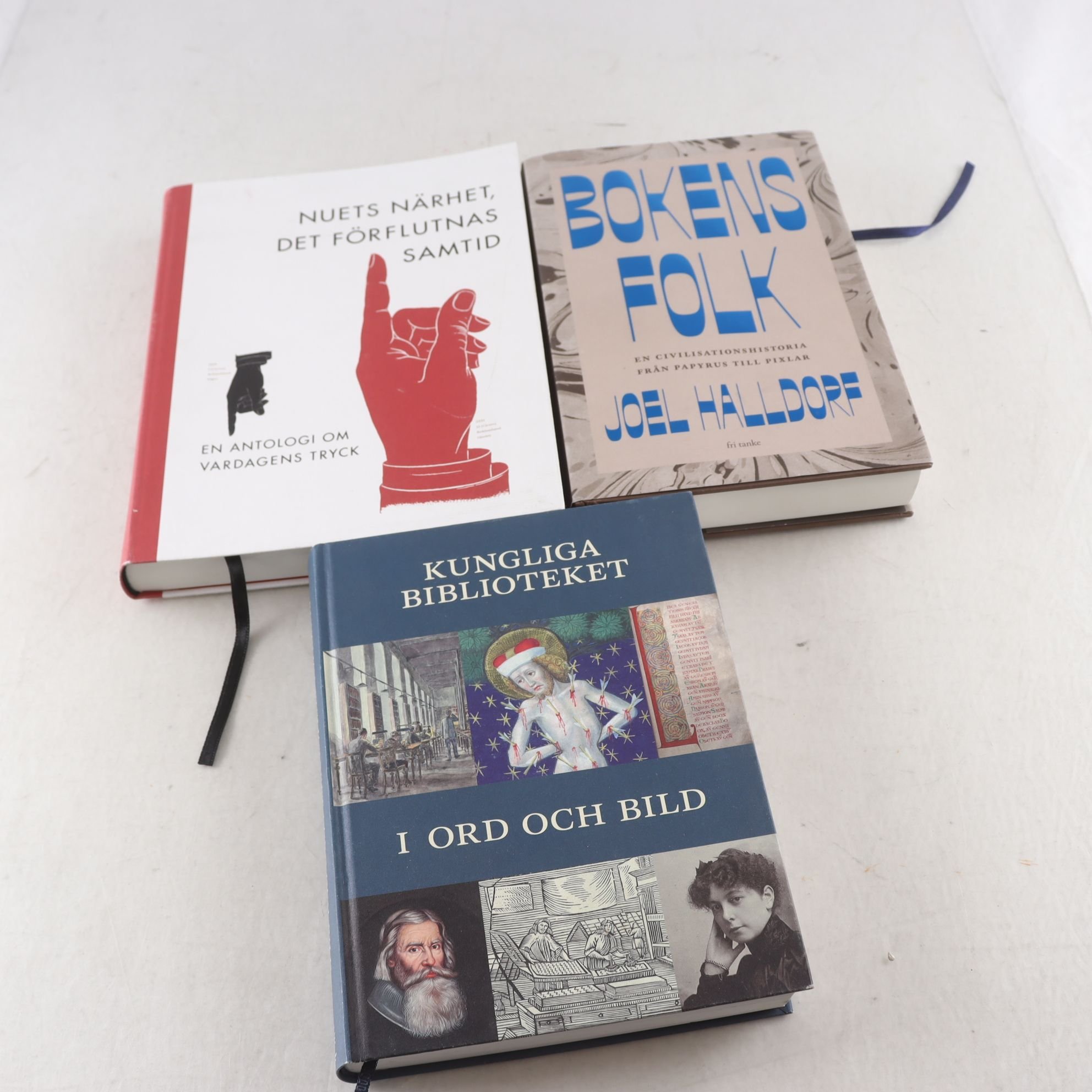 Bok- och bibliotekshistoria, paket med 3 volymer