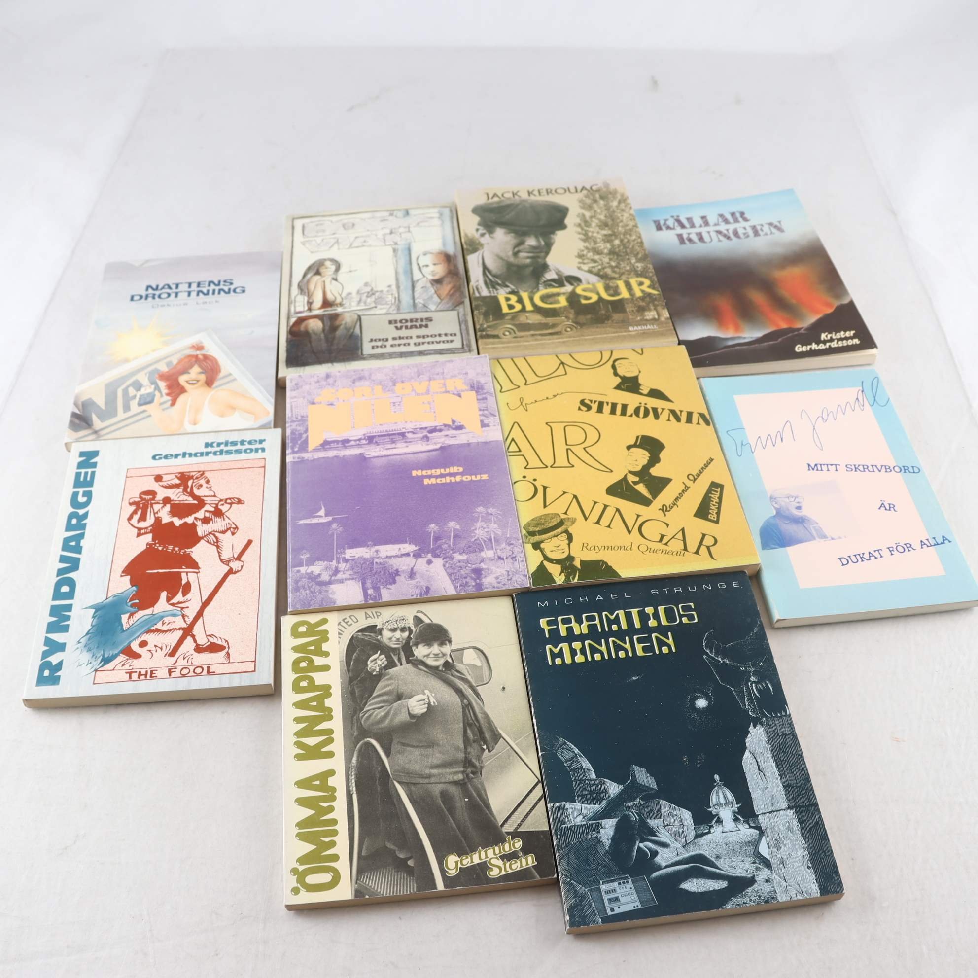 10 volymer från Bakhåll, 1980-90-tal: Strunge, Kerouac m.m.