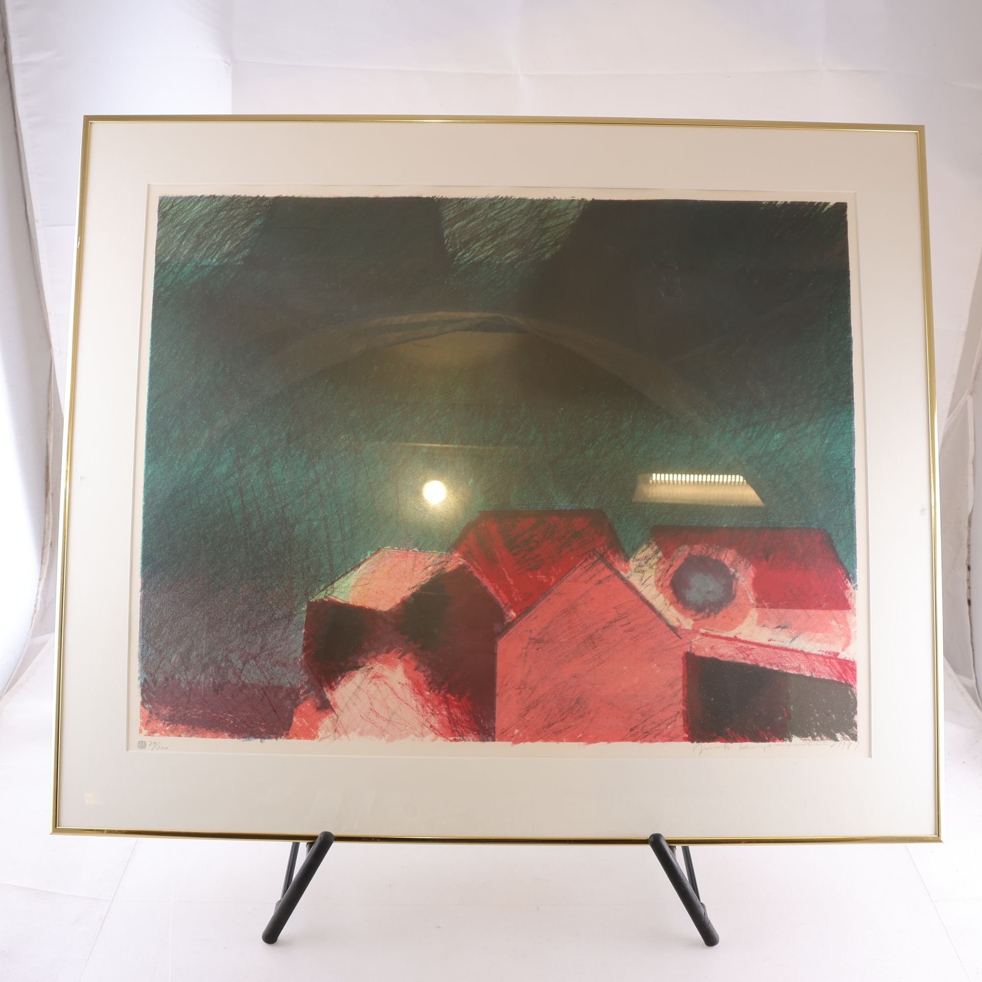 Färglitografi, Jack Kampmann, (1914-1989), 34/300, sign. Endast avhämtning.