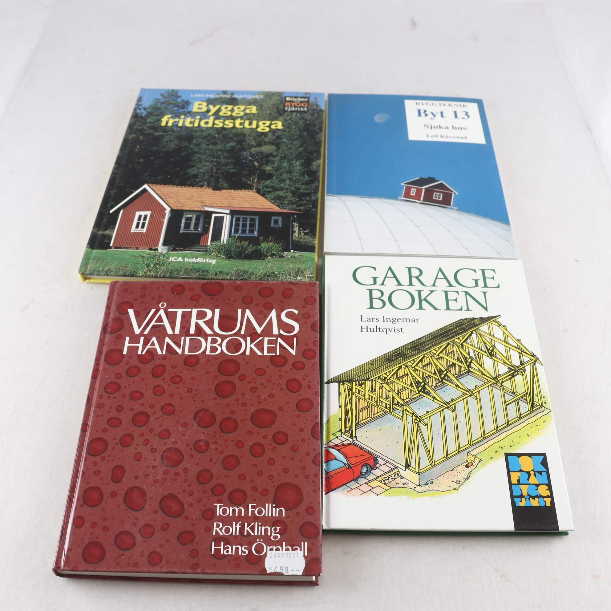 Husbyggnad och byggnadsvård, bokpaket med 4 volymer