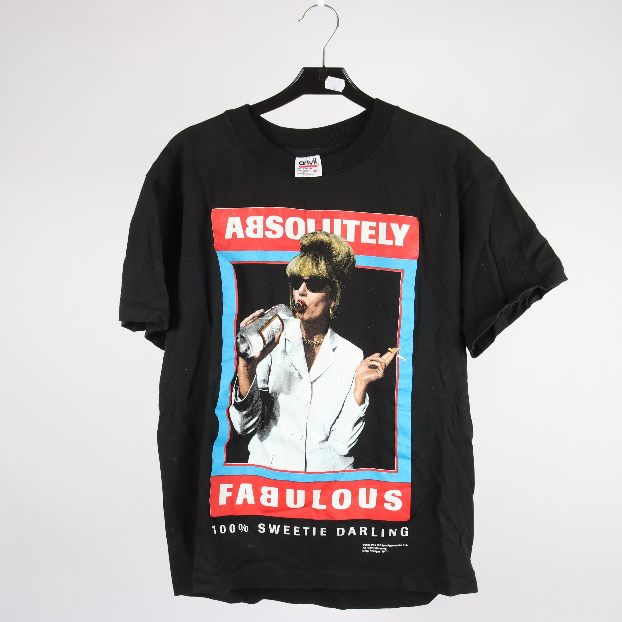 T-shirt, Anvil, ”Absolutley Fabulous”, svart, stl. M