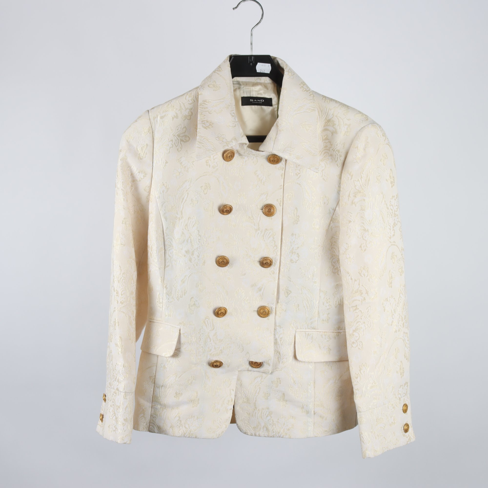 Kavaj/jacka, Sand, ljusbeige, stl. 40