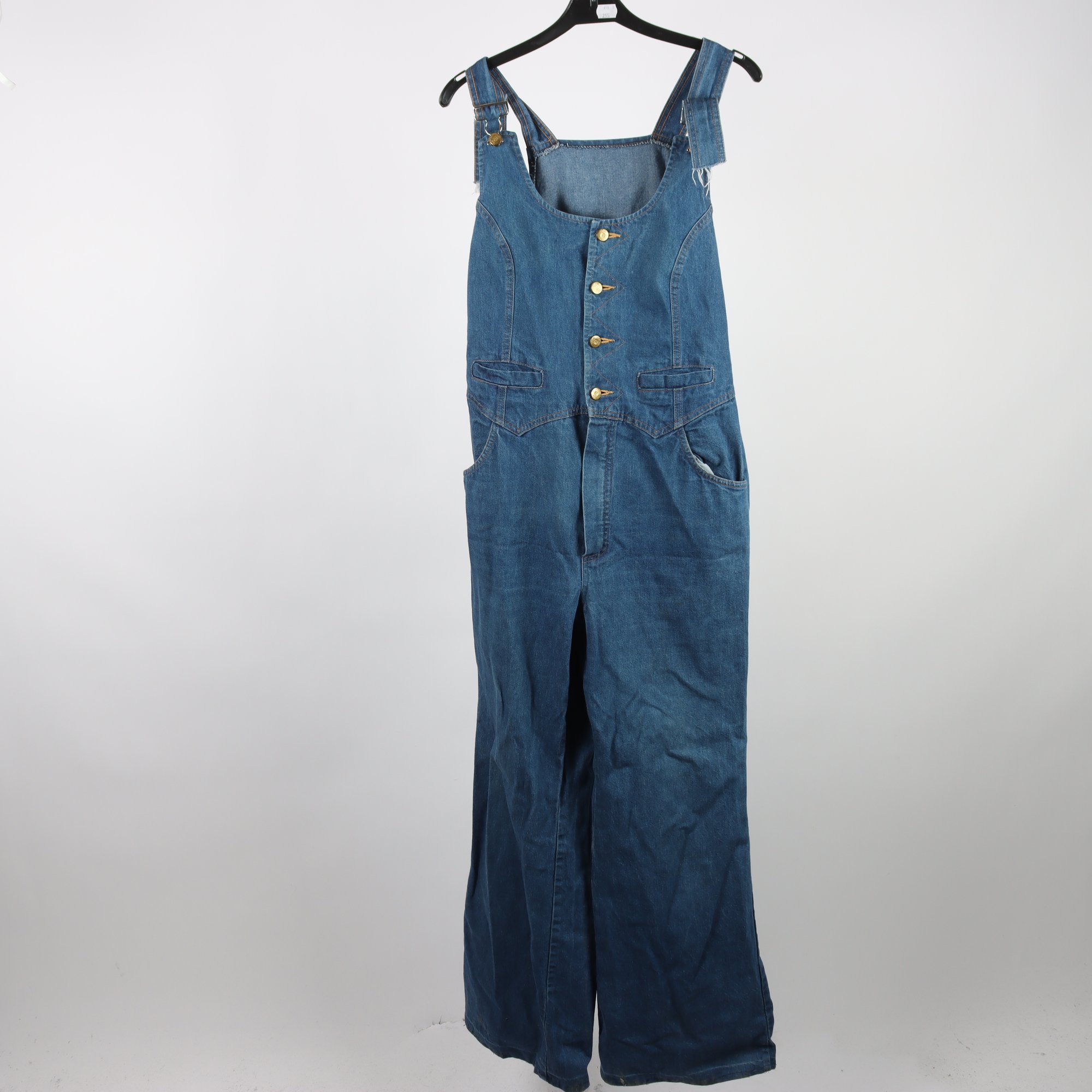 Hängselbyxor, James, blå, stl. 44