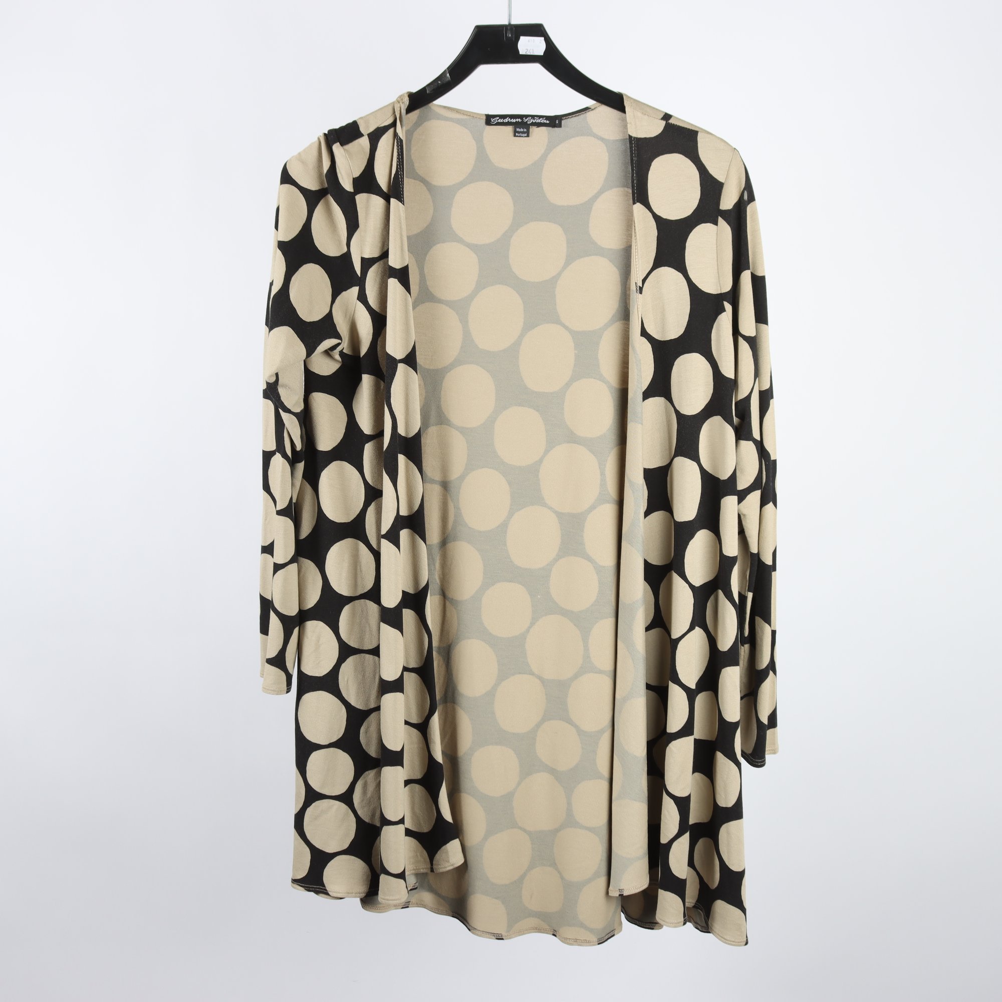 Kofta, Gudrun Sjödèn, svart, beige, stl. S