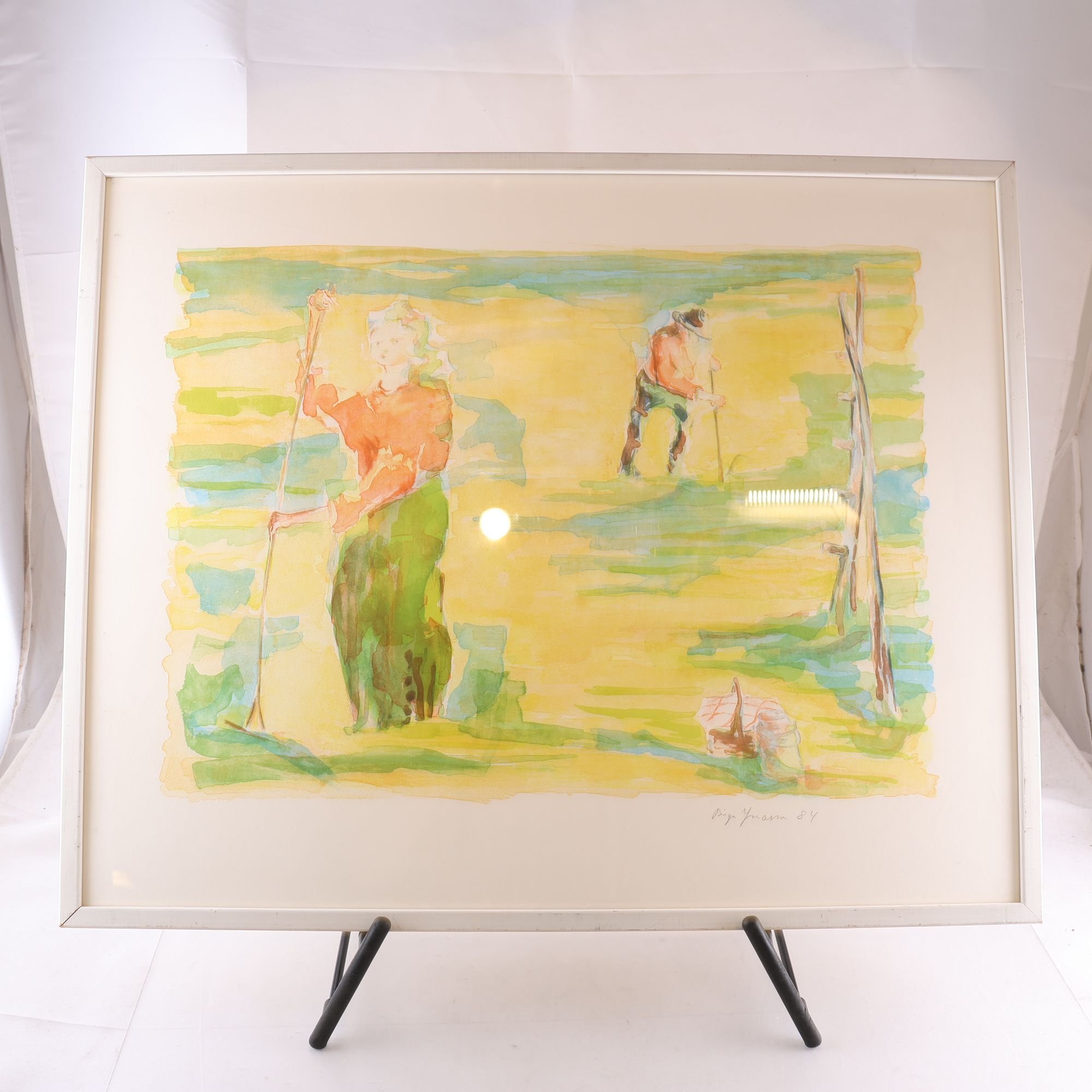 Färglitografi, Birger Jonasson, (f. 1938), signerad. Endast avhämtning.