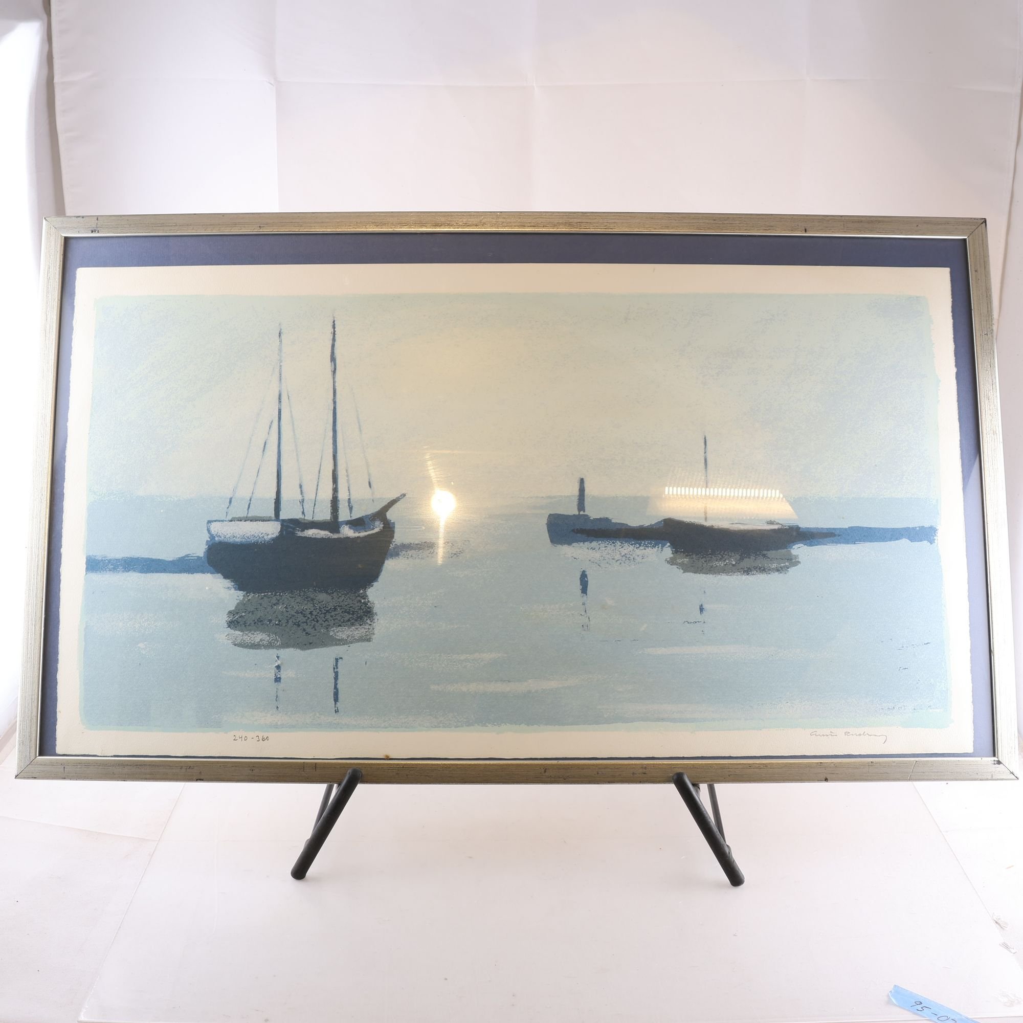 Färglitografi, Gustav Rudberg, (1915-2001), 240/360, sign. Endast avhämtning.