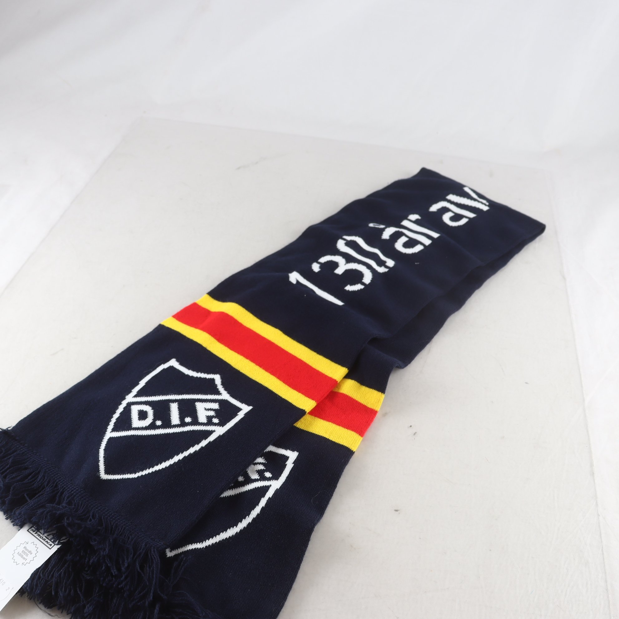 Halsduk, DIF Djurgården, blå, gul, röd