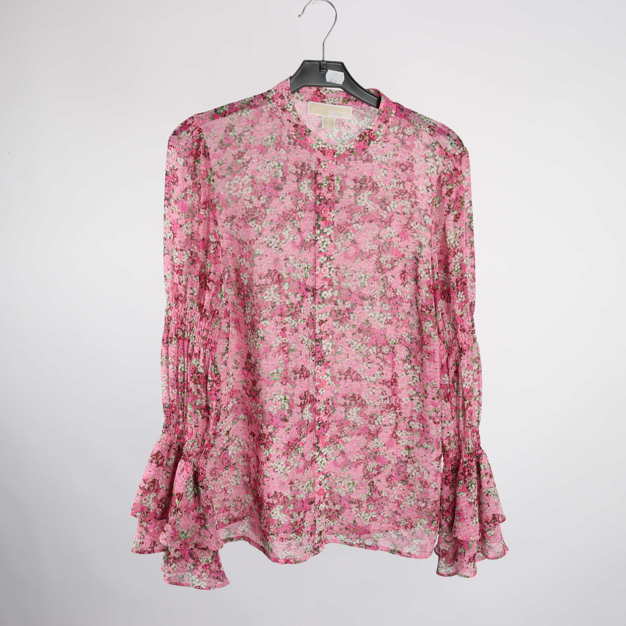 Blus, Michael Kors, rosa, blommig, stl. M