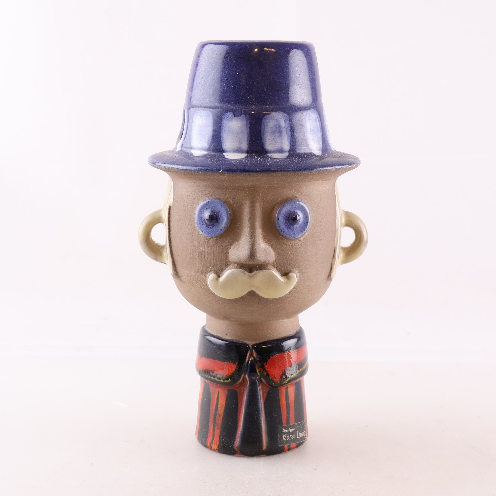 Vas, keramik, Rosa Ljung, 1970-tal, signerad