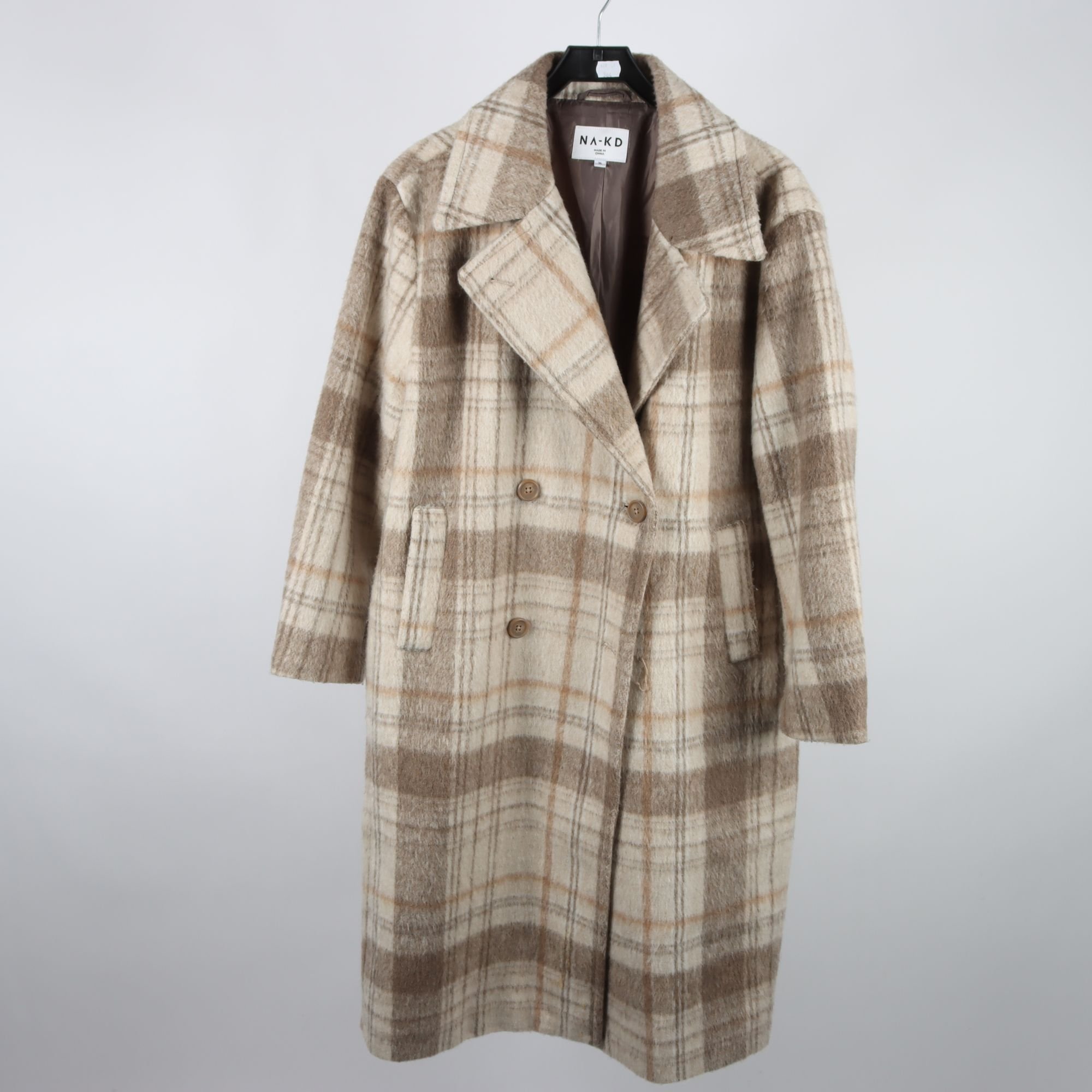 Kappa, Na-Kd, rutig, beige, stl. 36.