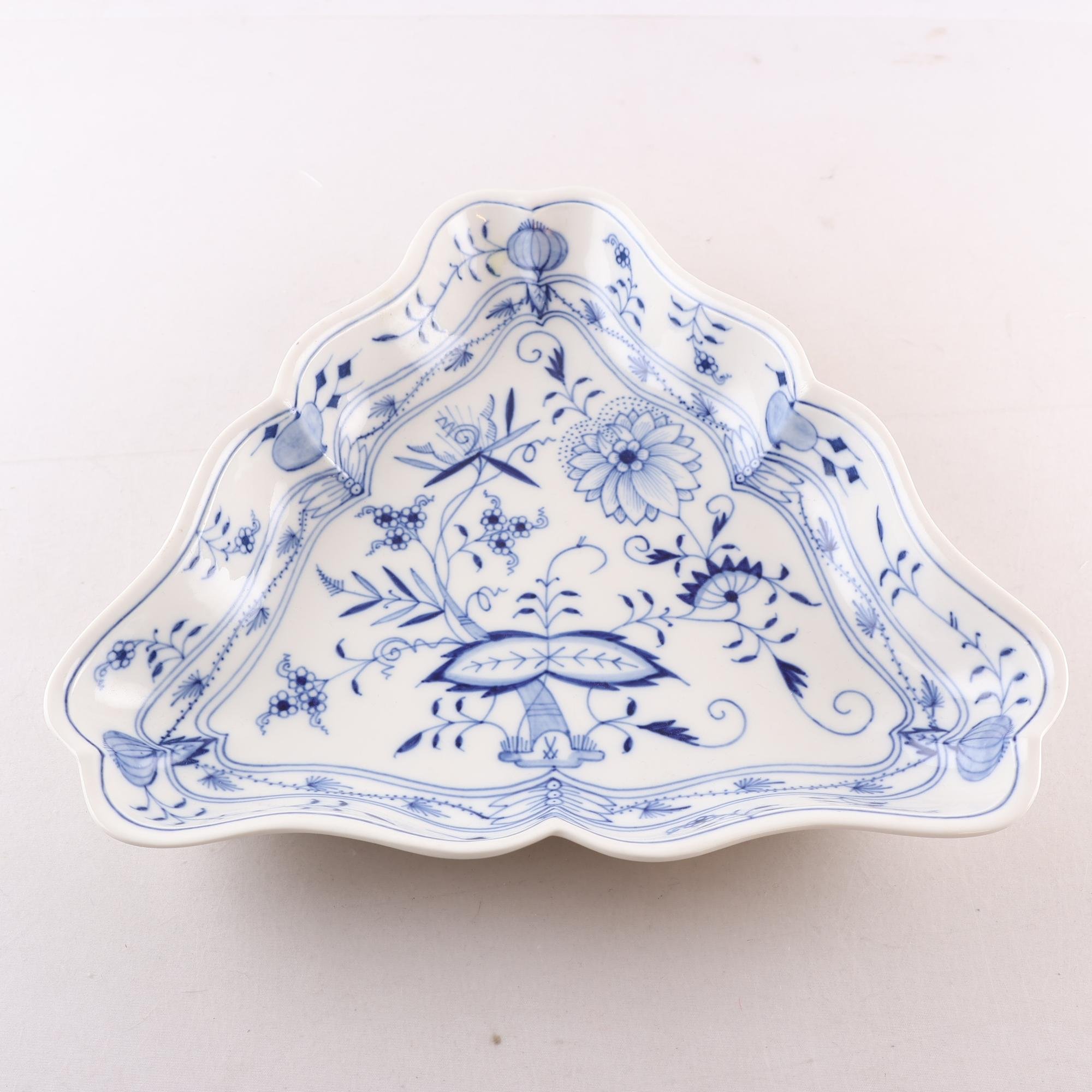 Skålfat, Lökmönstret, Meissen, Tyskland, 1900-tal