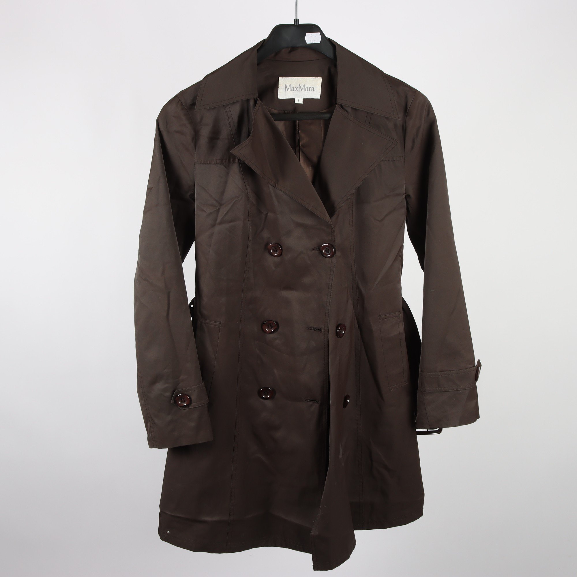 Vårkappa, Max Mara, brun, stl. L.