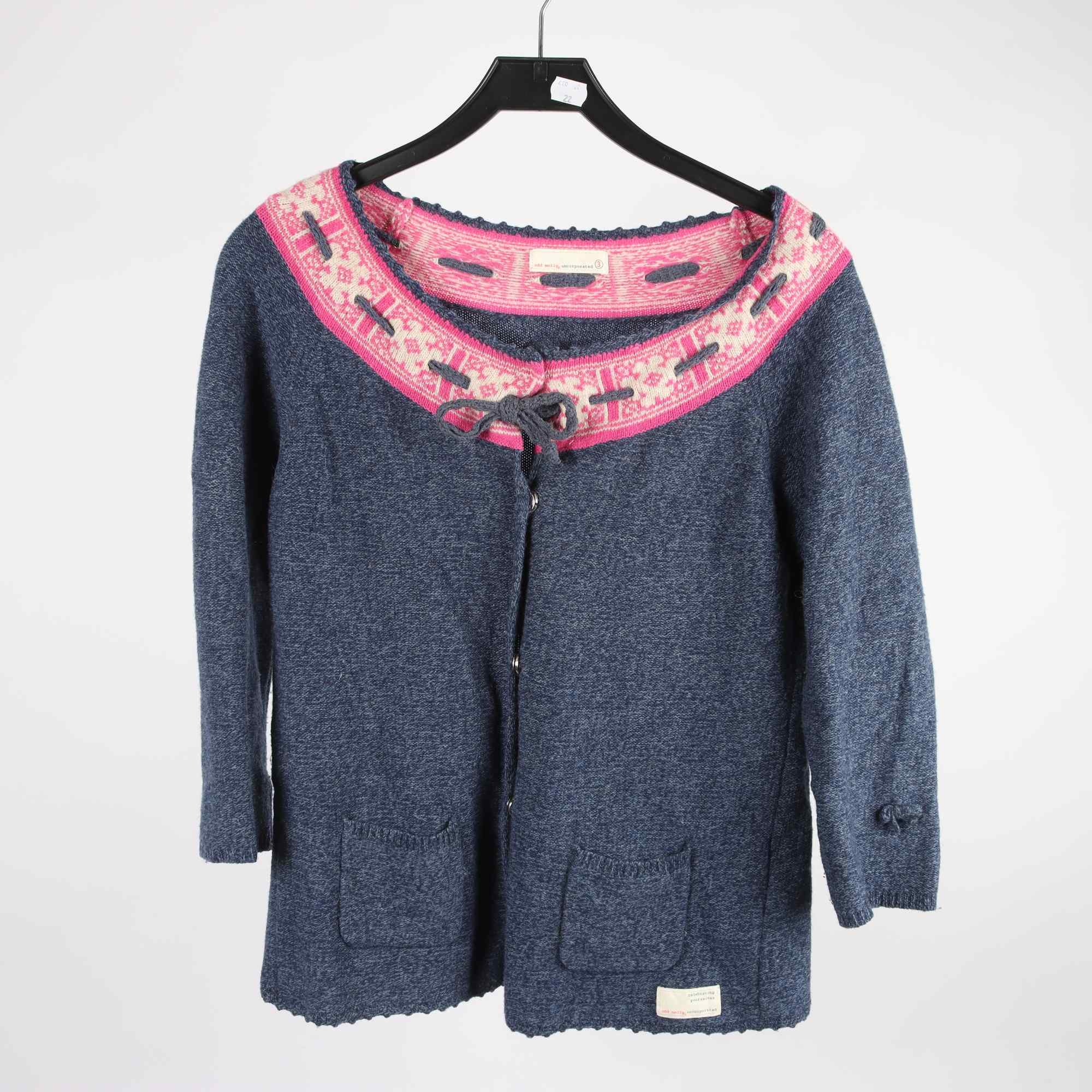 Kofta, Odd Molly, blå, rosa, stl. 3 (L)